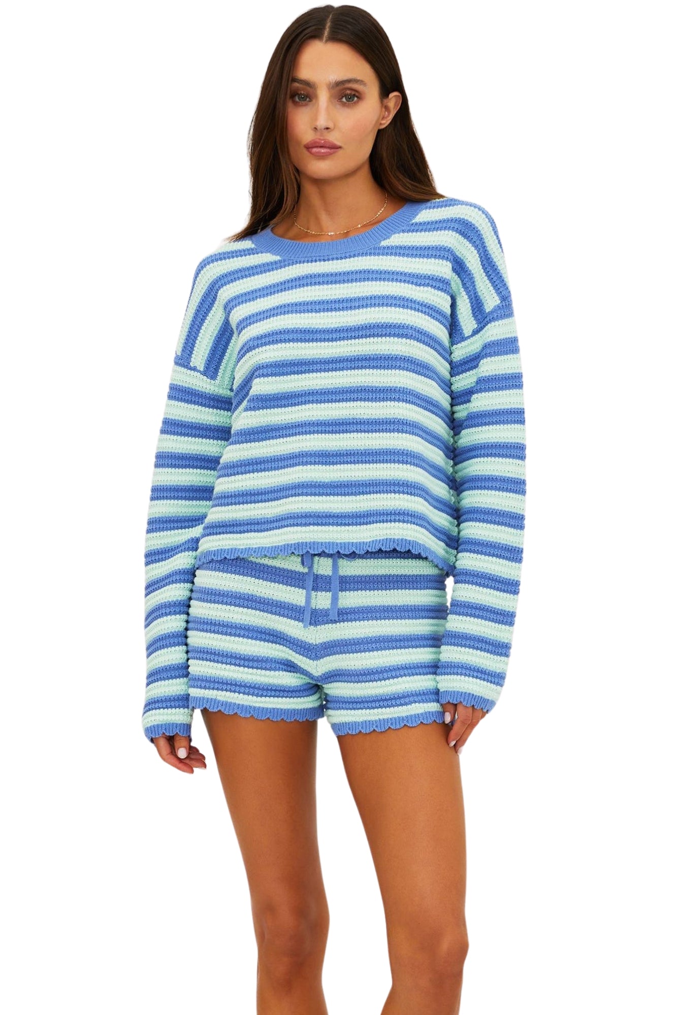 BALBOA SAPPHIRE SEA STRIPE SET
