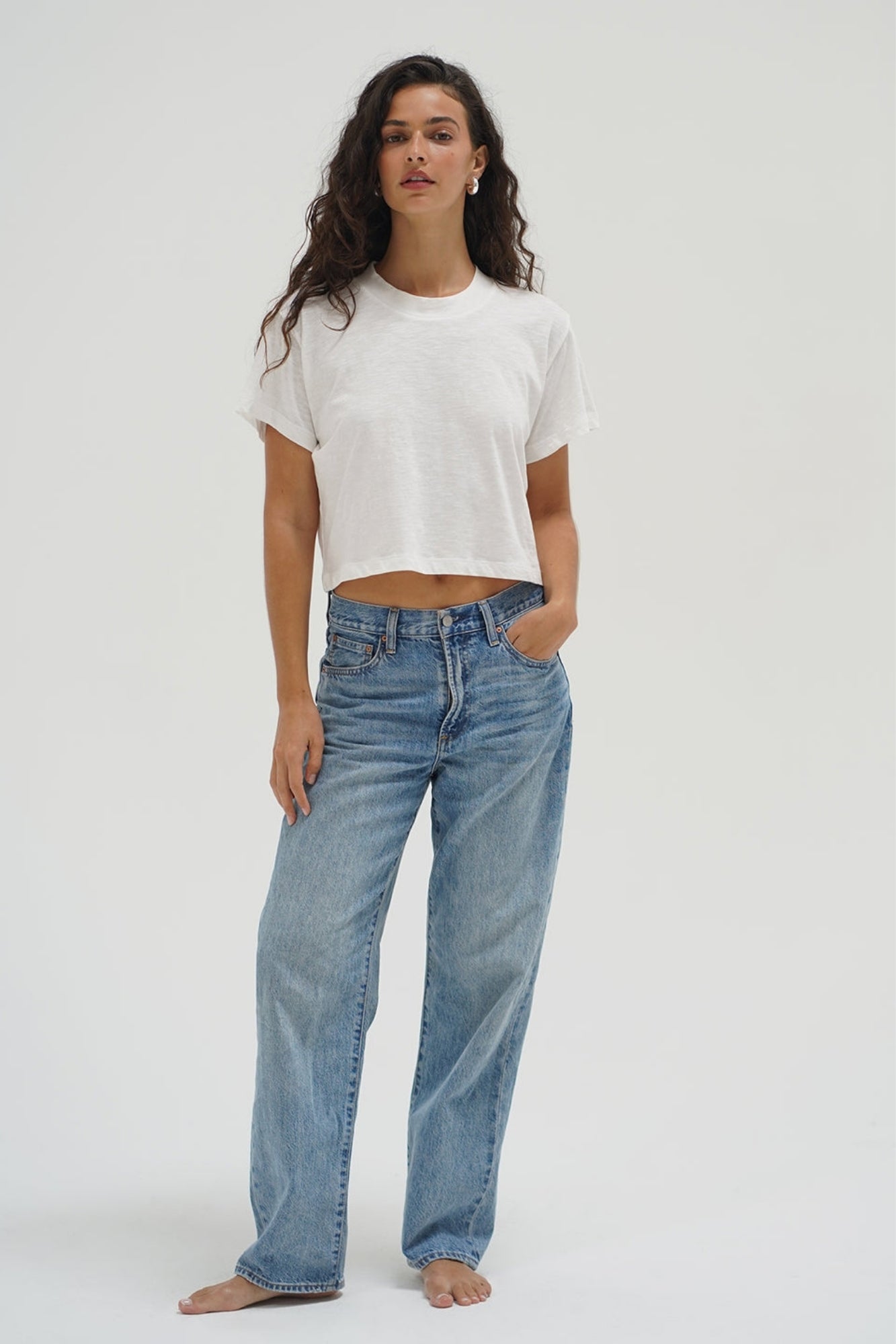 AVA COTTON WHITE TEE