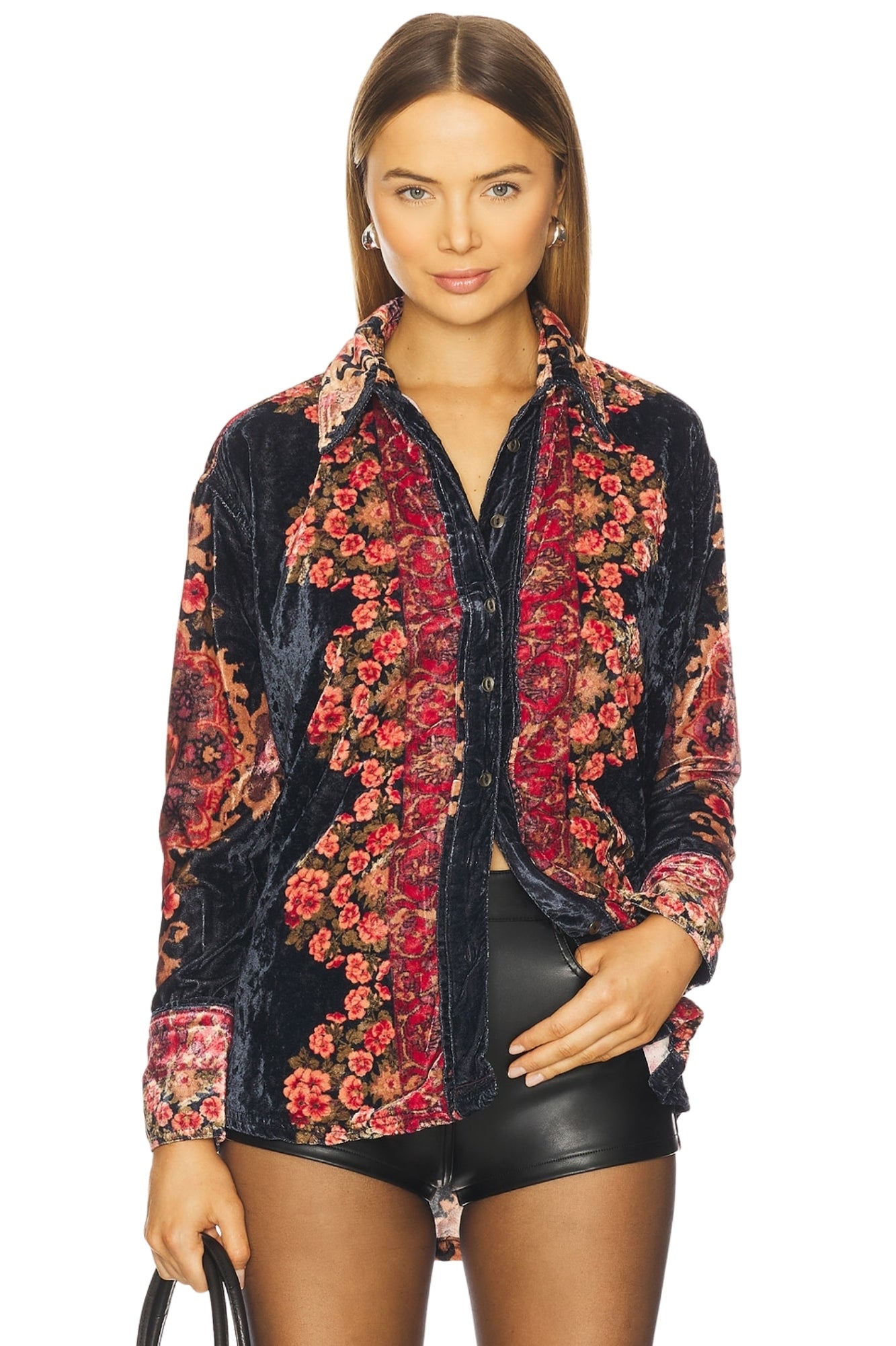 WE THE FREE ONE NIGHT VELVET TOP