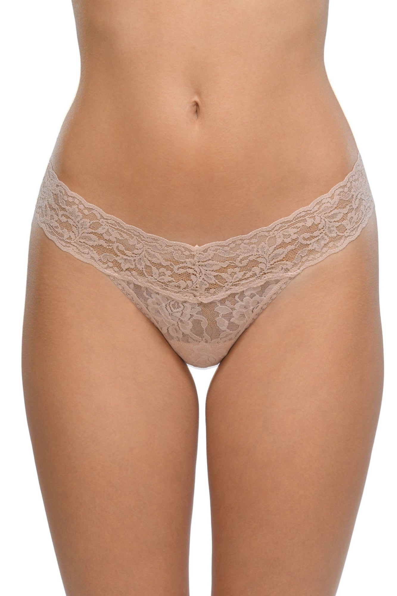 CHAI SIGNATURE LACE LOWRISE THONG WRAPPED
