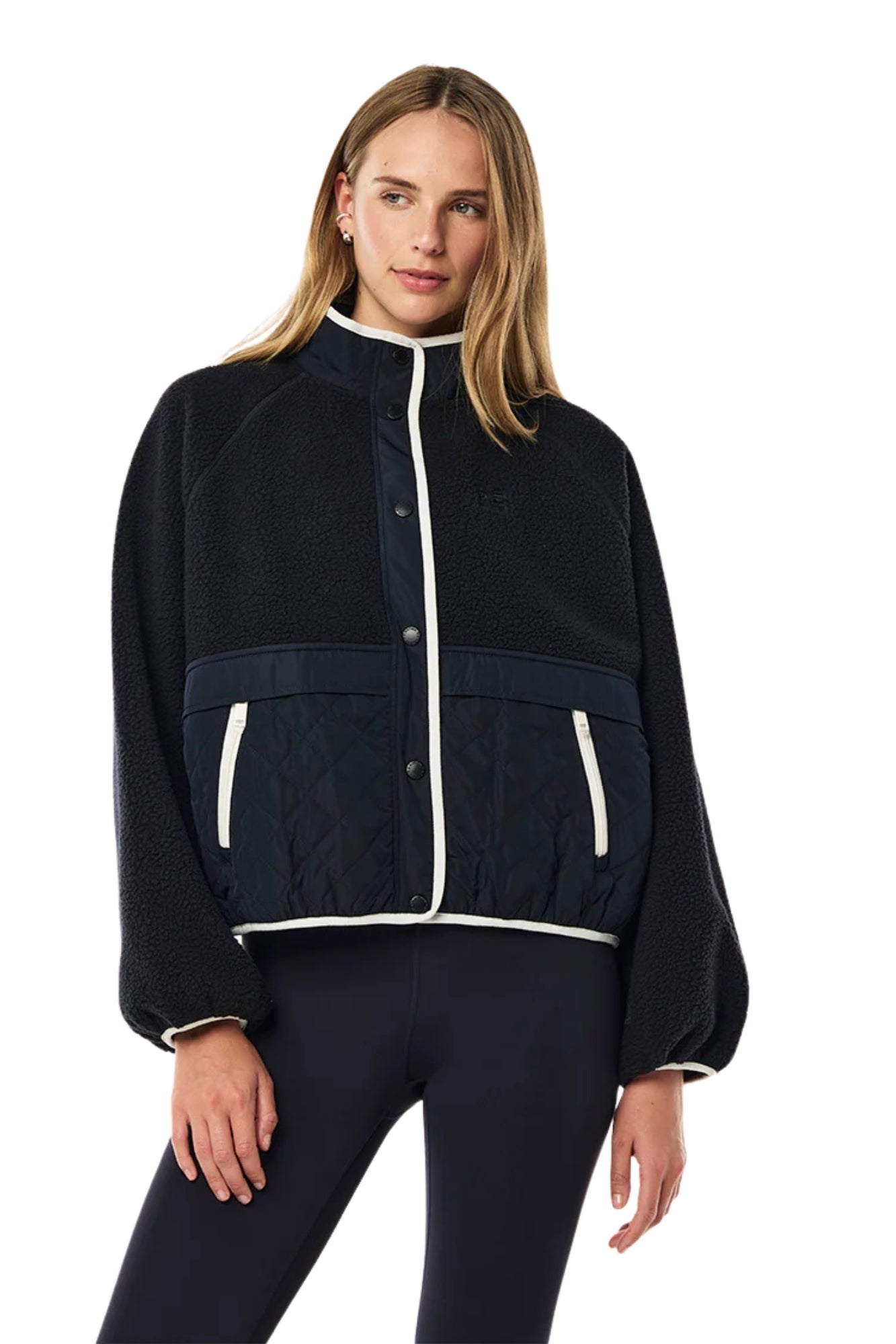 TECHNIQUE QUILT DARL SAPPHIRE JACKET