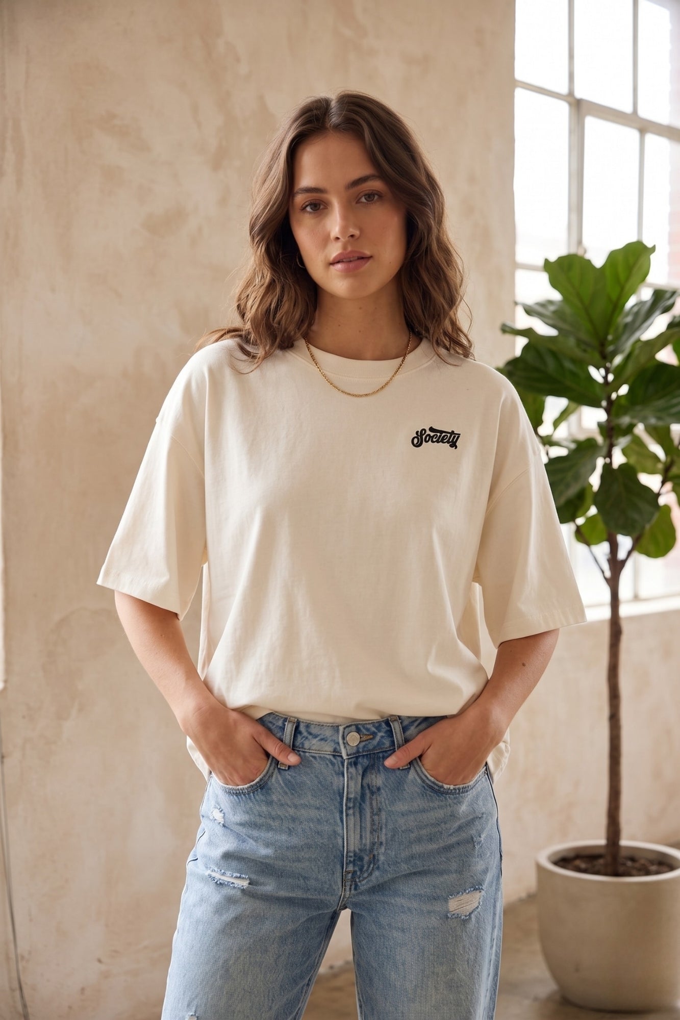 MAZUS T-SHIRT ECRU