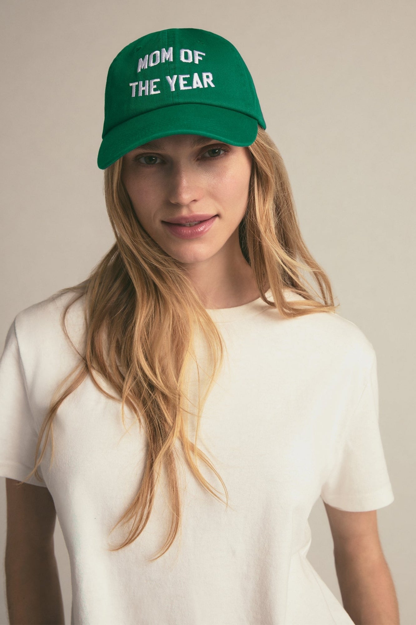 MOM OF THE YEAR BASEBALL GREEN HAT