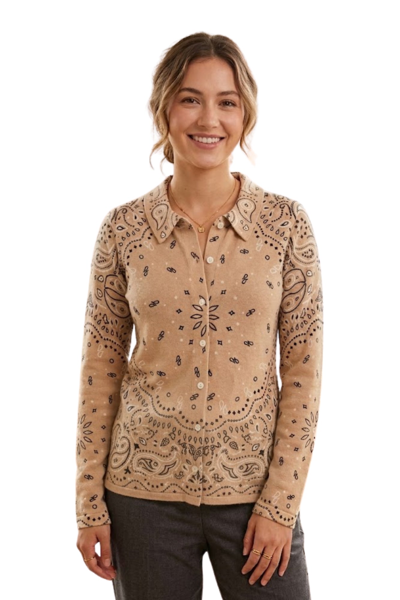 ELUNA SHIRT IN CAMEL