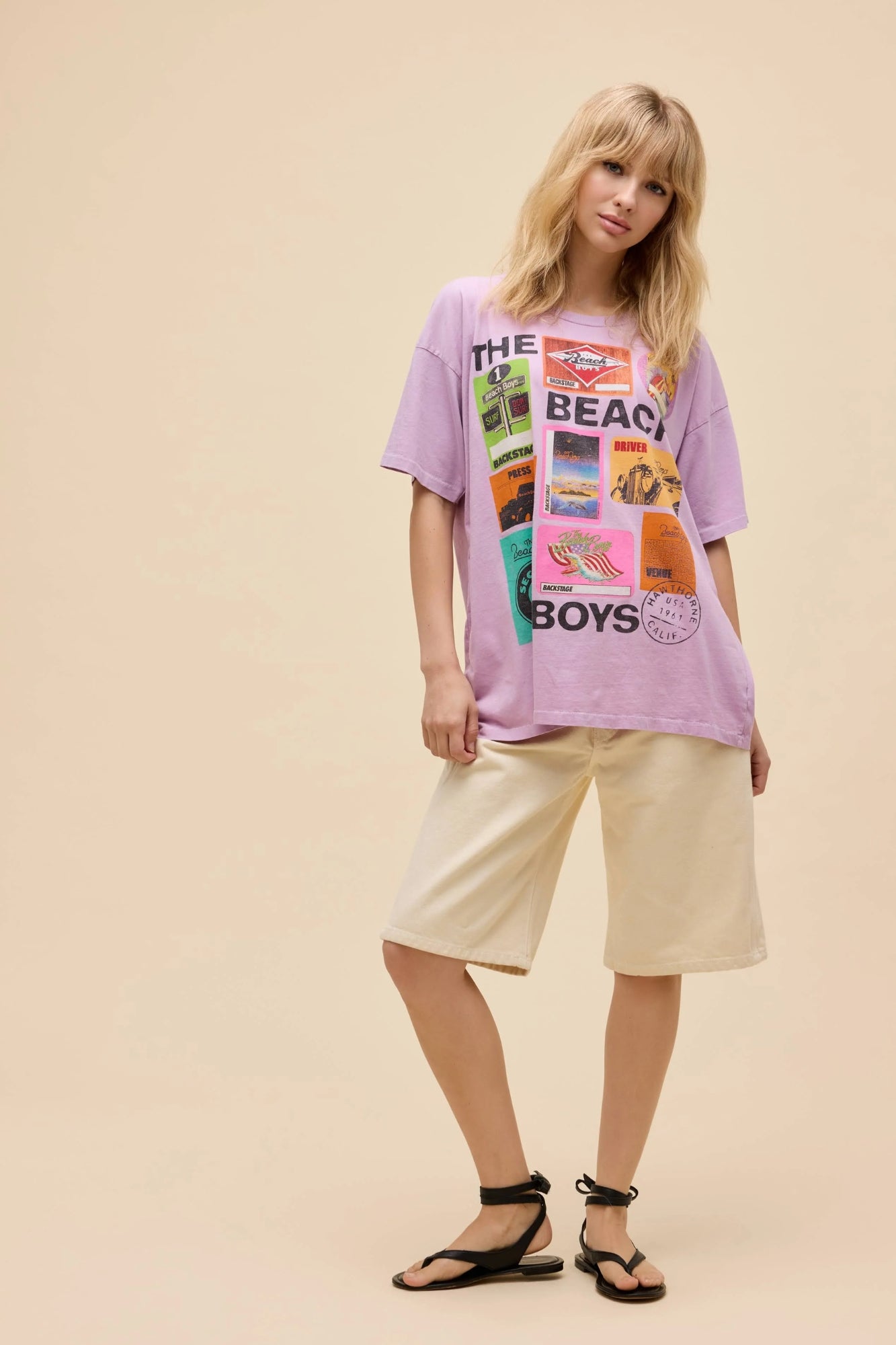 THE BEACH BOYS BACKSTAGE MERCH TEE