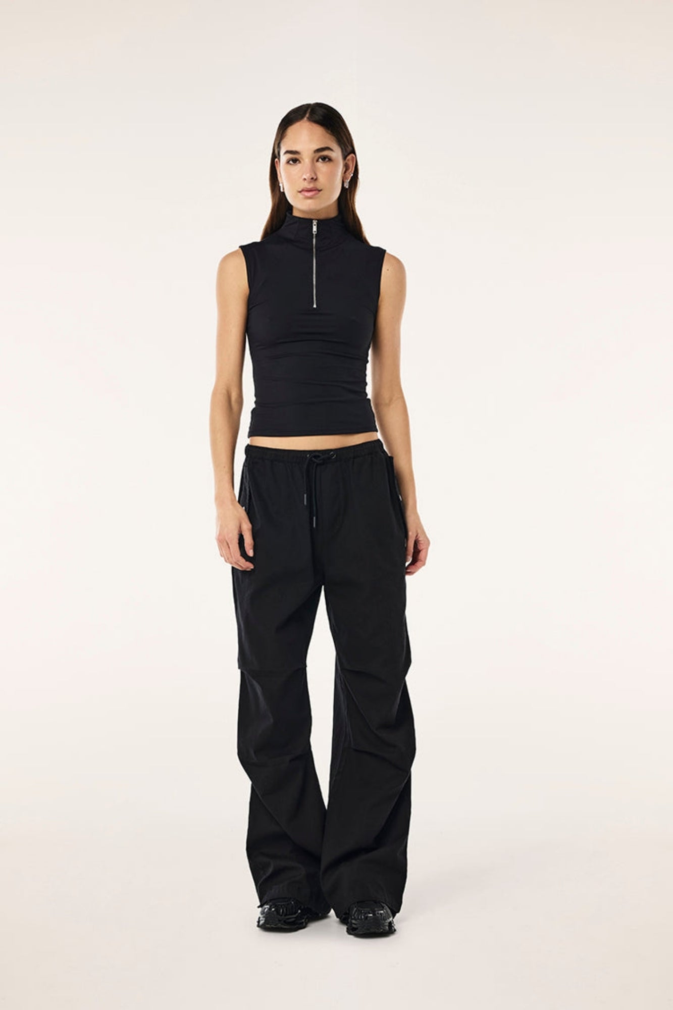 DISCOVERY BLACK COTTON PANT