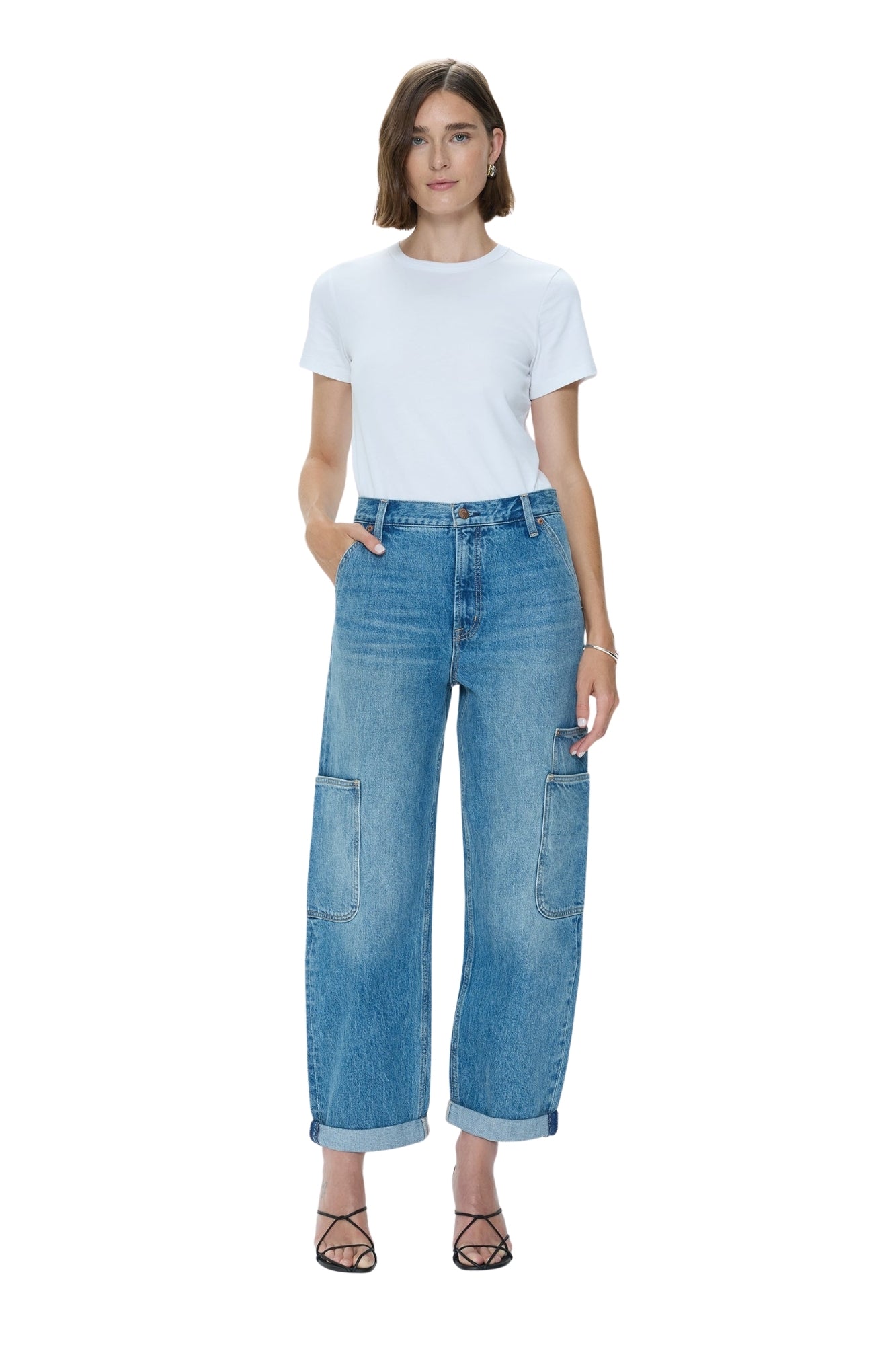 SONNY HIGH RISE BARREL COASTAL FADE