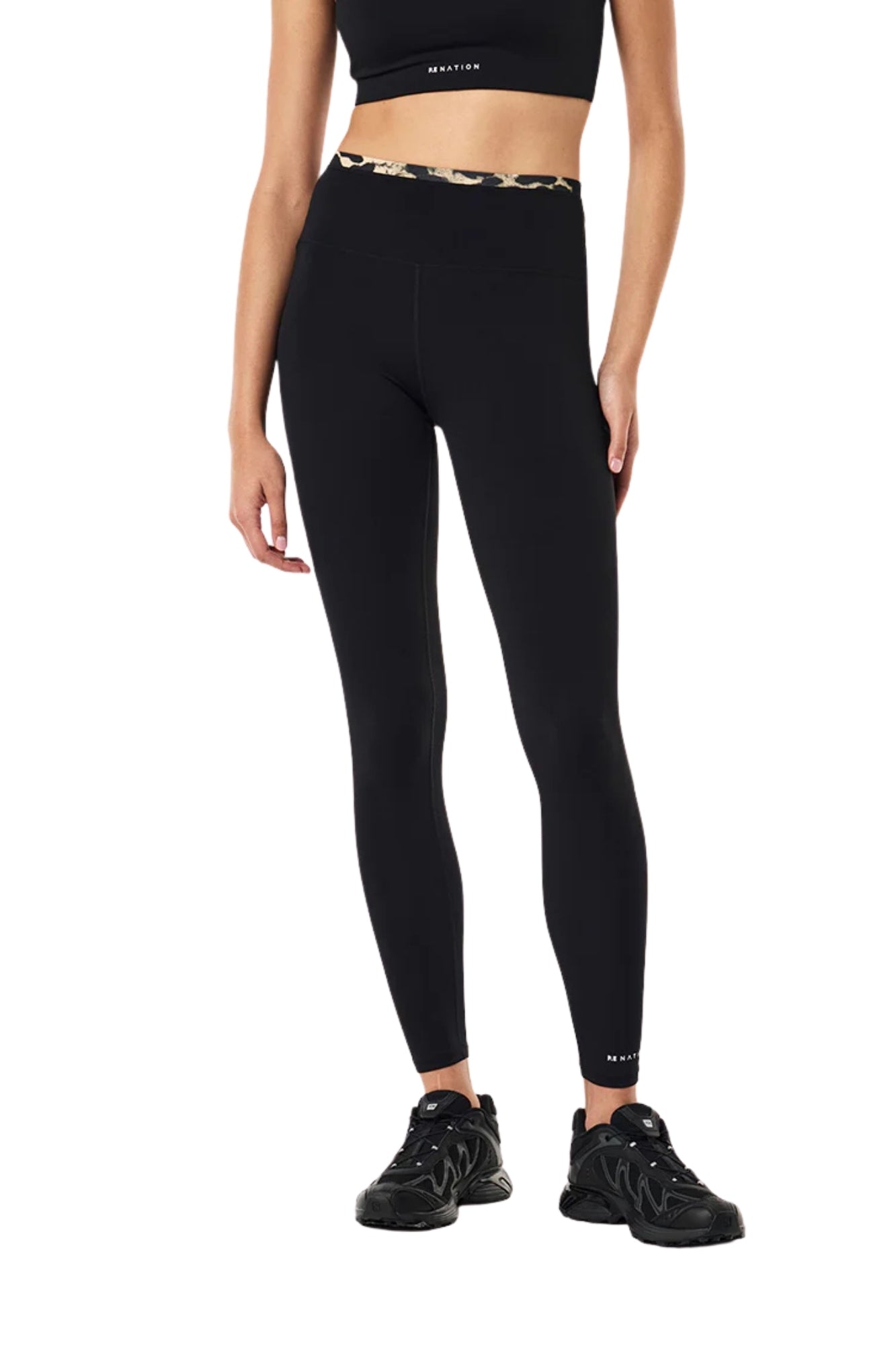 VITA FULL LENGTH  BLACK LEOPARD LEGGING