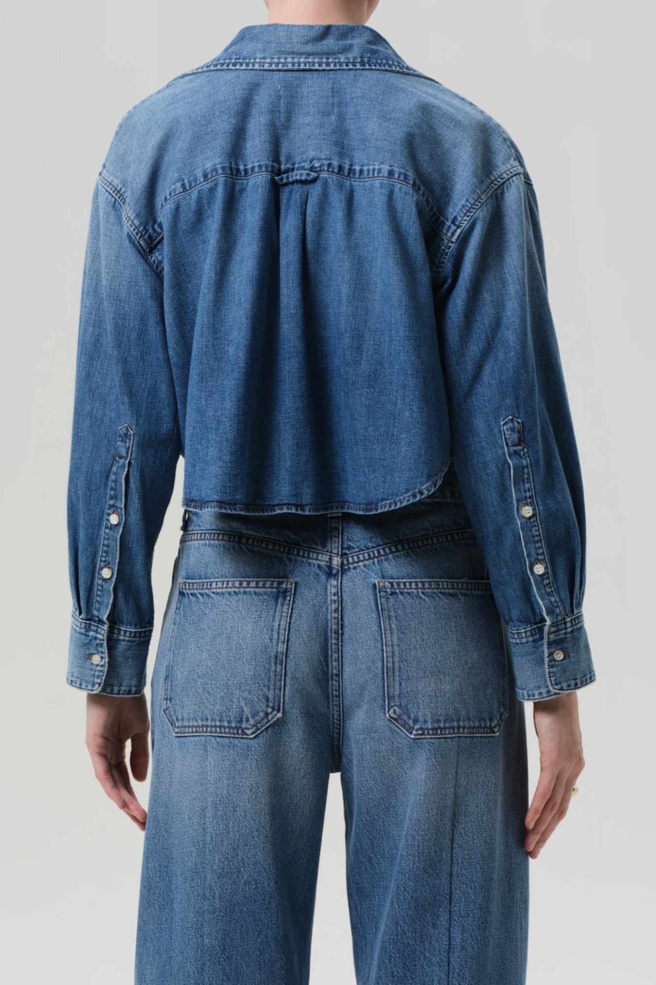 ANA CROPPED SHIRT IN SOMERSET