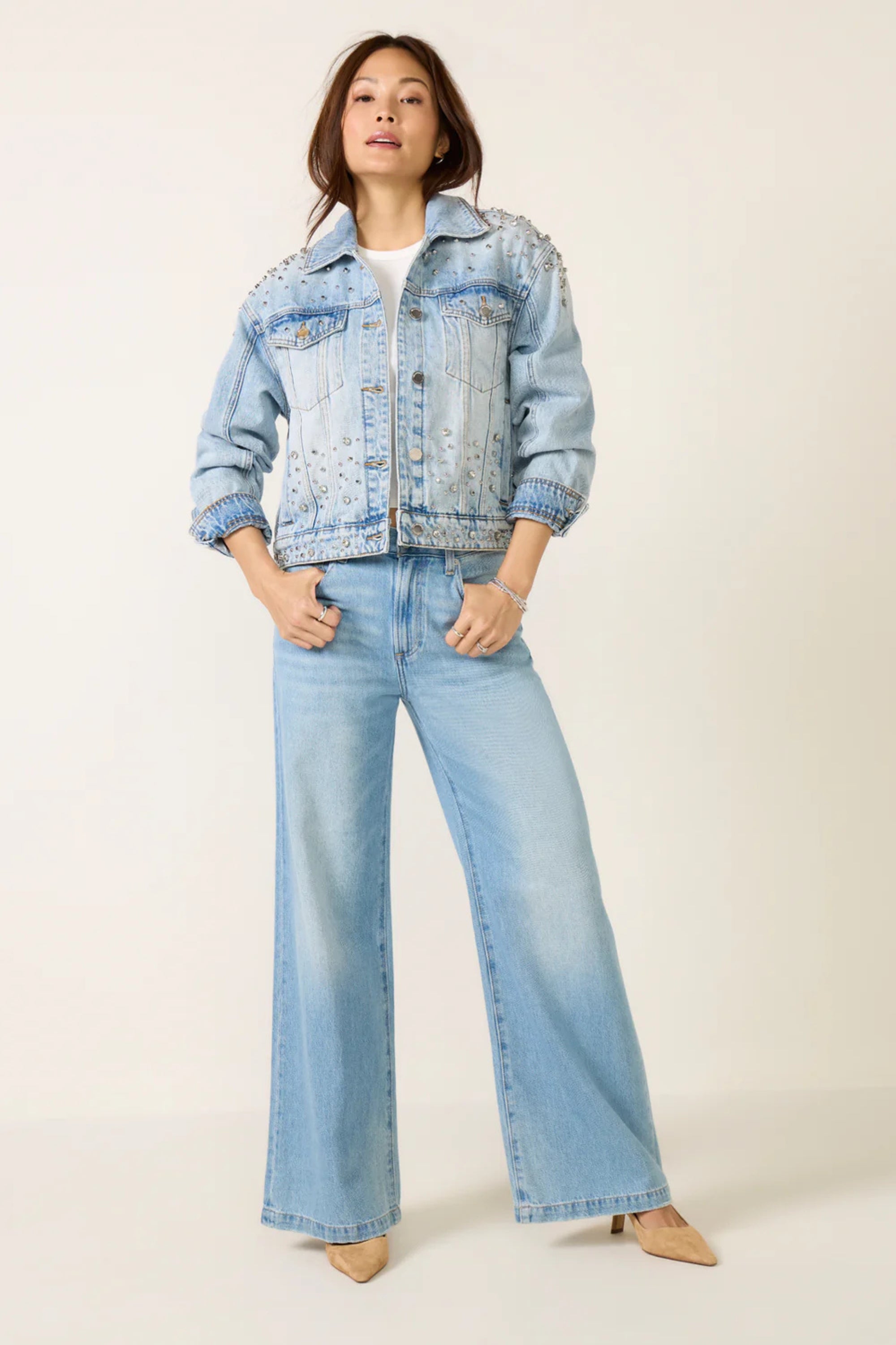 DIAMONDS IN THE SKY TRUCKER JACKET