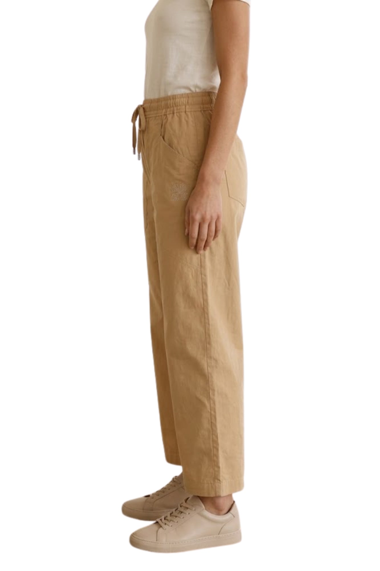 ELLA PANT DROIT IN BEIGE