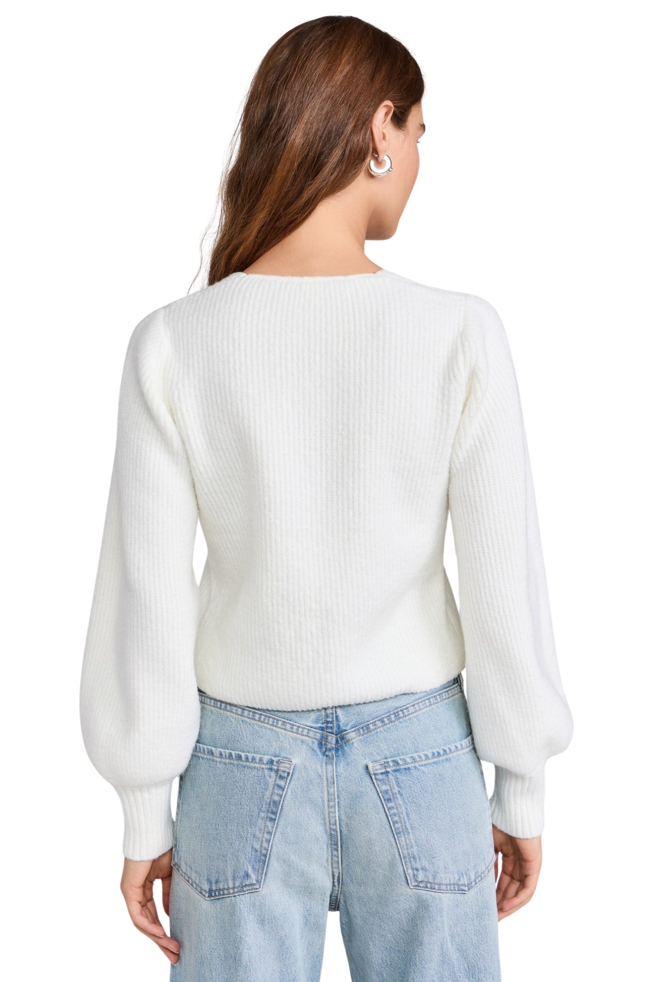 WIDE SLEEVE IVORY CARDIGAN