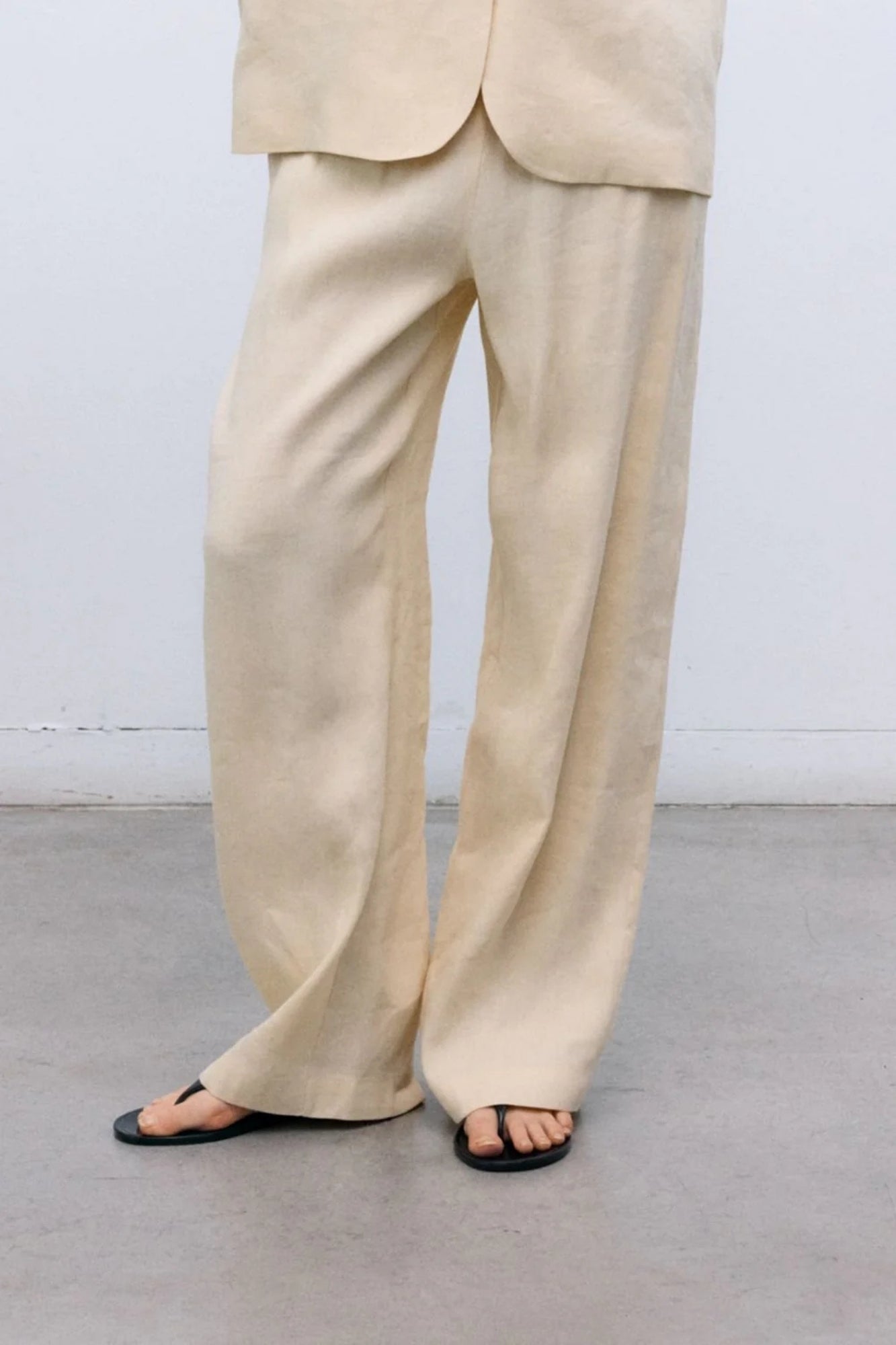 LUZ WOMAN PANT ECRU