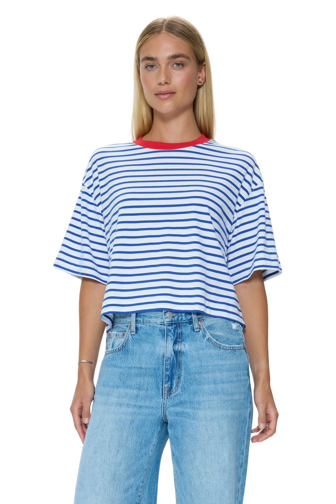 MAE CROPPED TEE MARITIME RED
