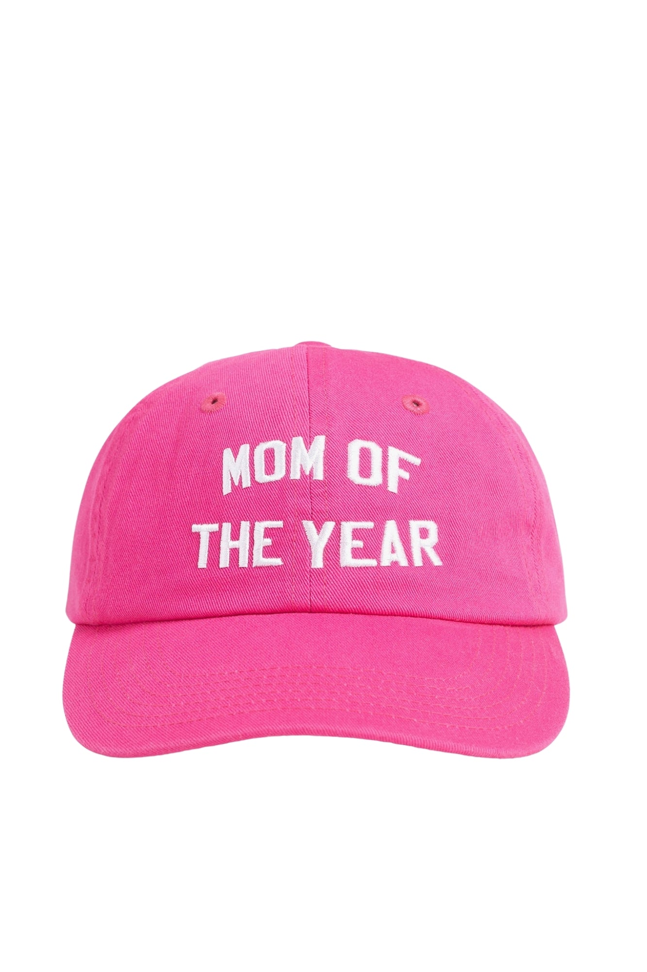MOM OF THE YEAR BASEBALL PINK HAT