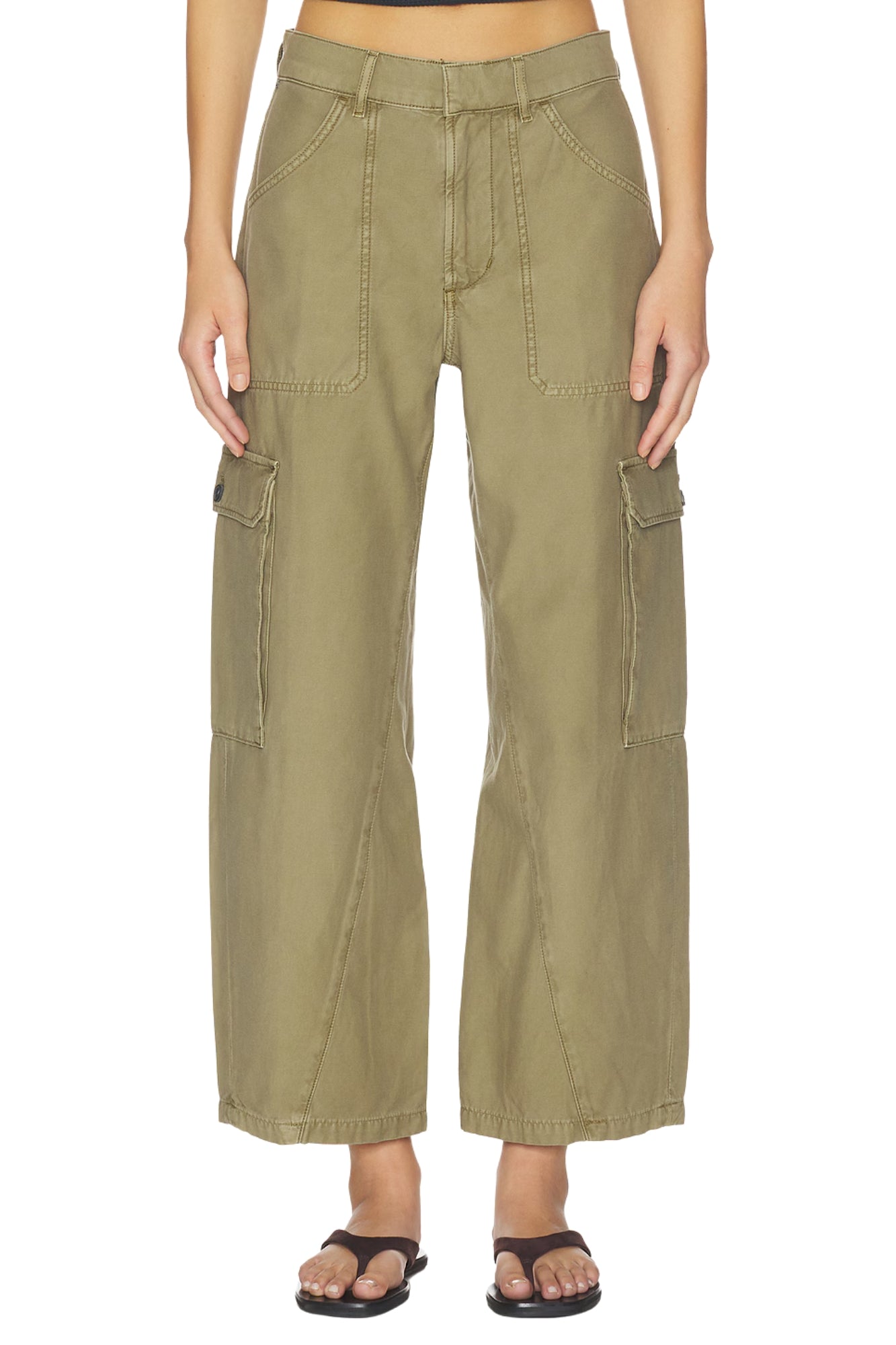 THASSOS TWISTED SEAM UTILITY PANT IN BEZAL