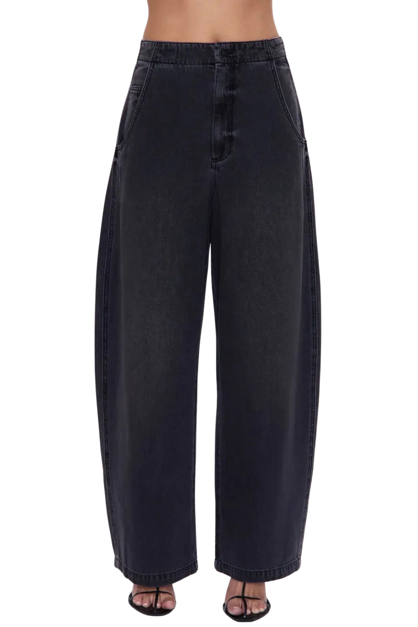 LOTTIE HIGH RISE RELAXED BOWED LEG ZEN