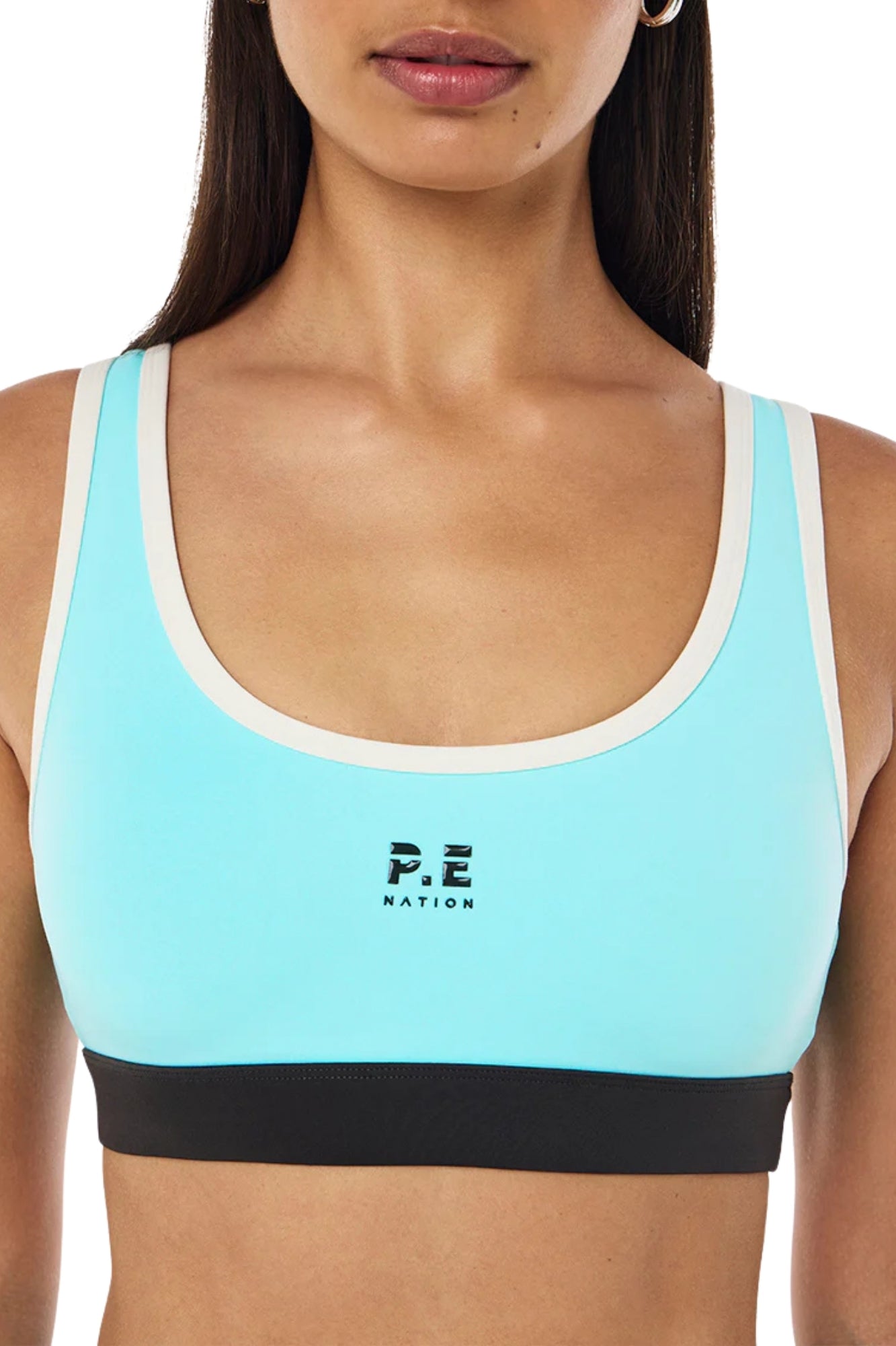 PURSUIT SPORTS BRA IN AQUA
