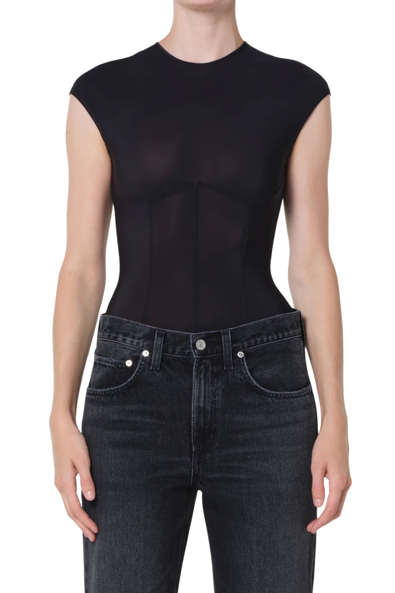 NADIA BLACK BODYSUIT