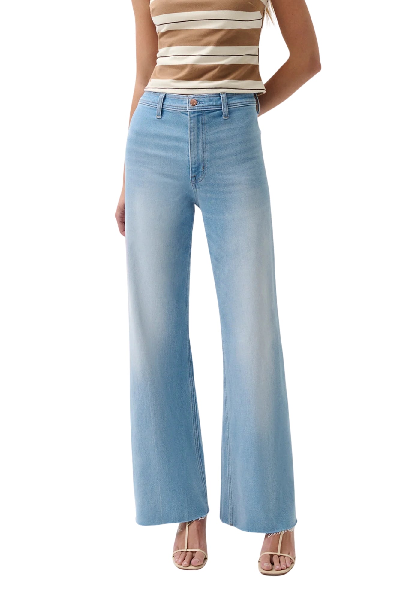 PENNY HIGH RISE WIDE LEG IN WHISPER