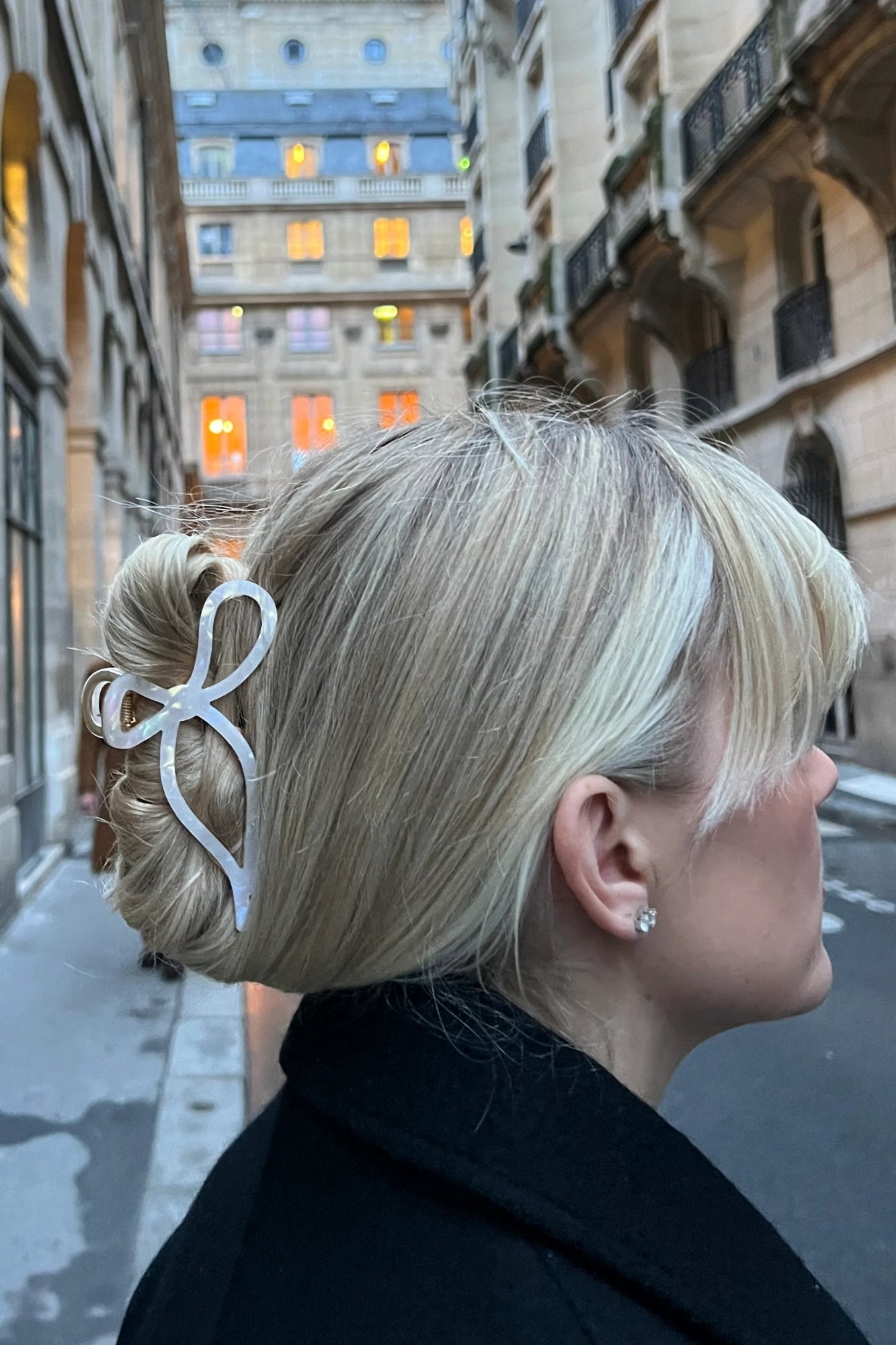 BALLER BOW ACETATE CLAW CLIP