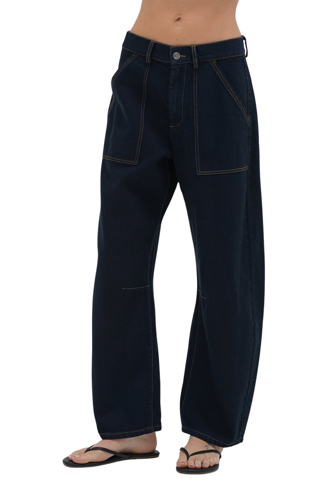 CROSS CREEK PANT RAW LOOK DENIM