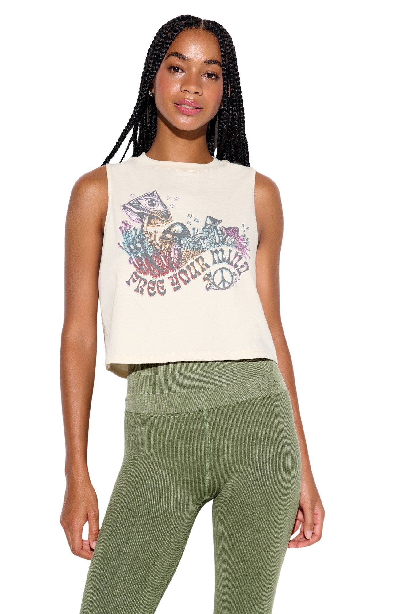 FREE MIND CRAWFORD TANK CANVAS