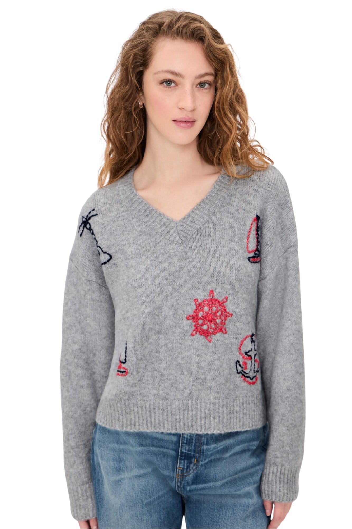 HARBOR EMBLEM KNIT SWEATER