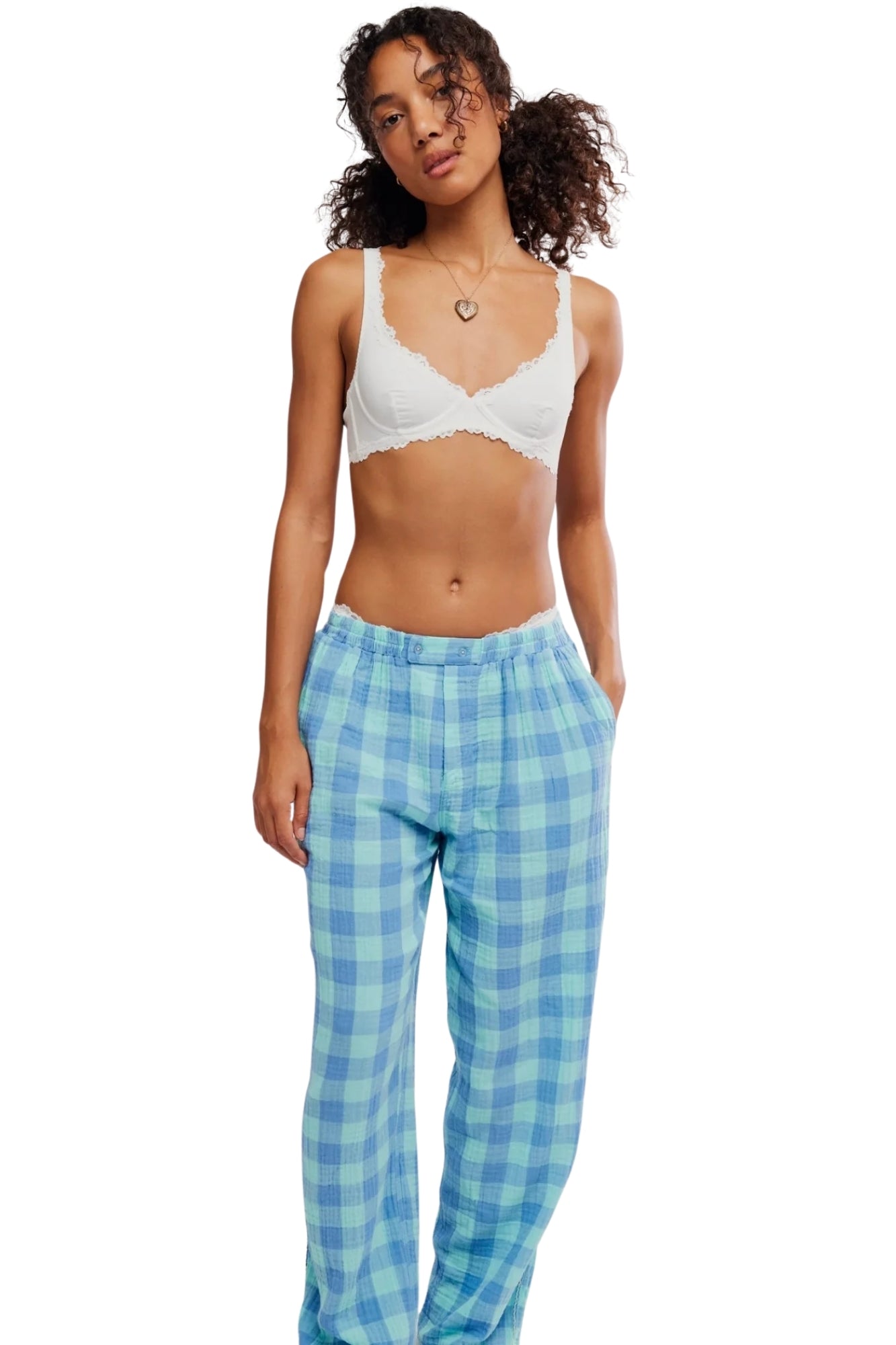 BE MINE PANT IN BLUE COMBO