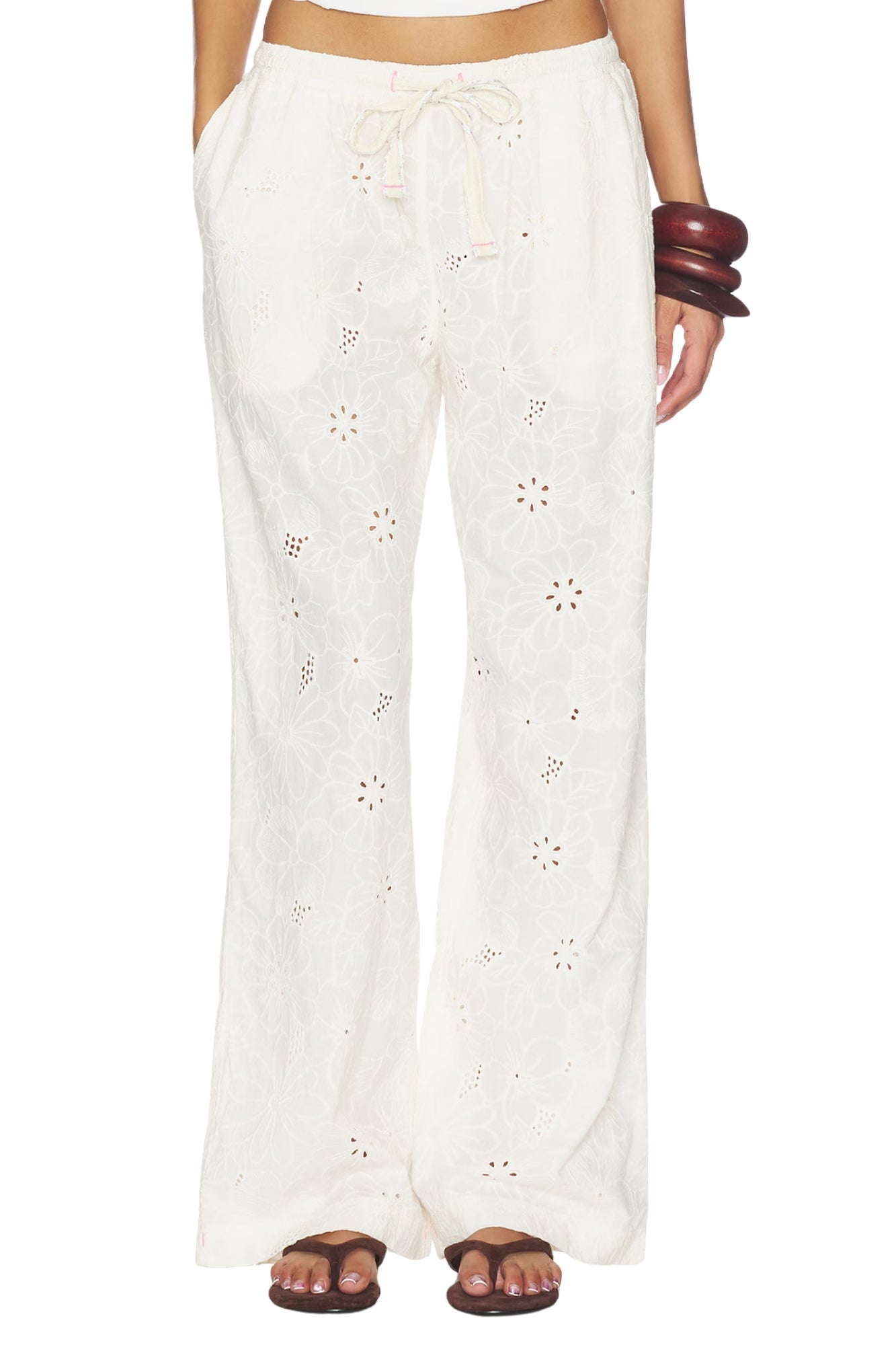 DAY DRIFT PANT IN WHITE ALYSSUM