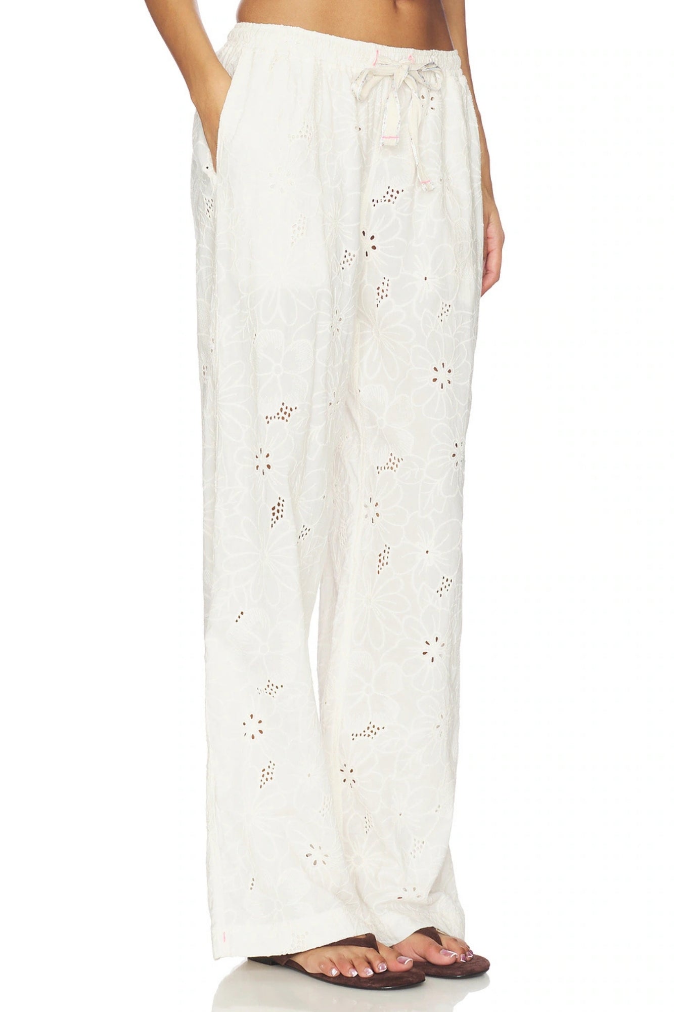 DAY DRIFT PANT IN WHITE ALYSSUM