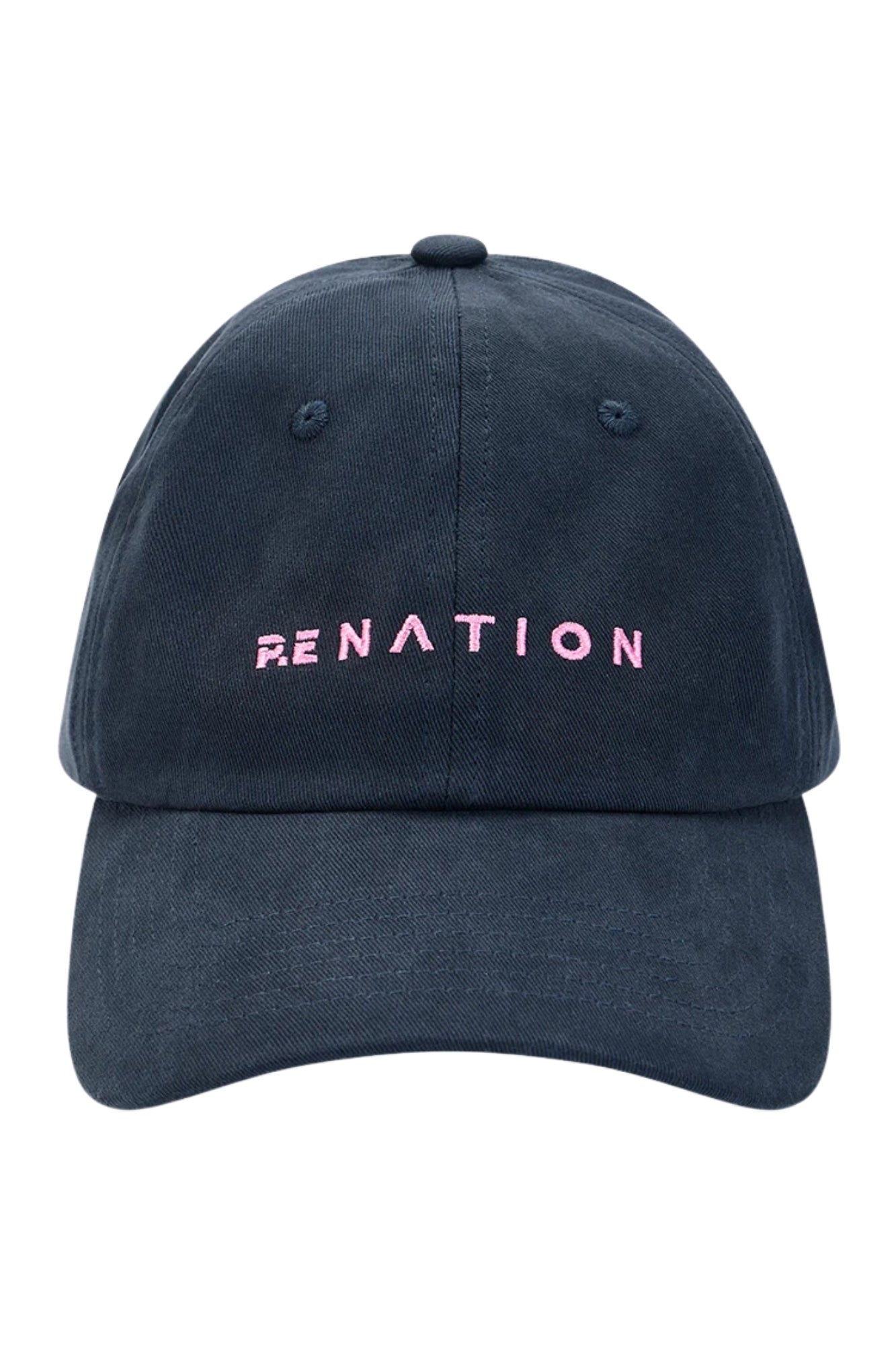 SHIFT CAP IN MARINE BLUE AND PRISM PINK