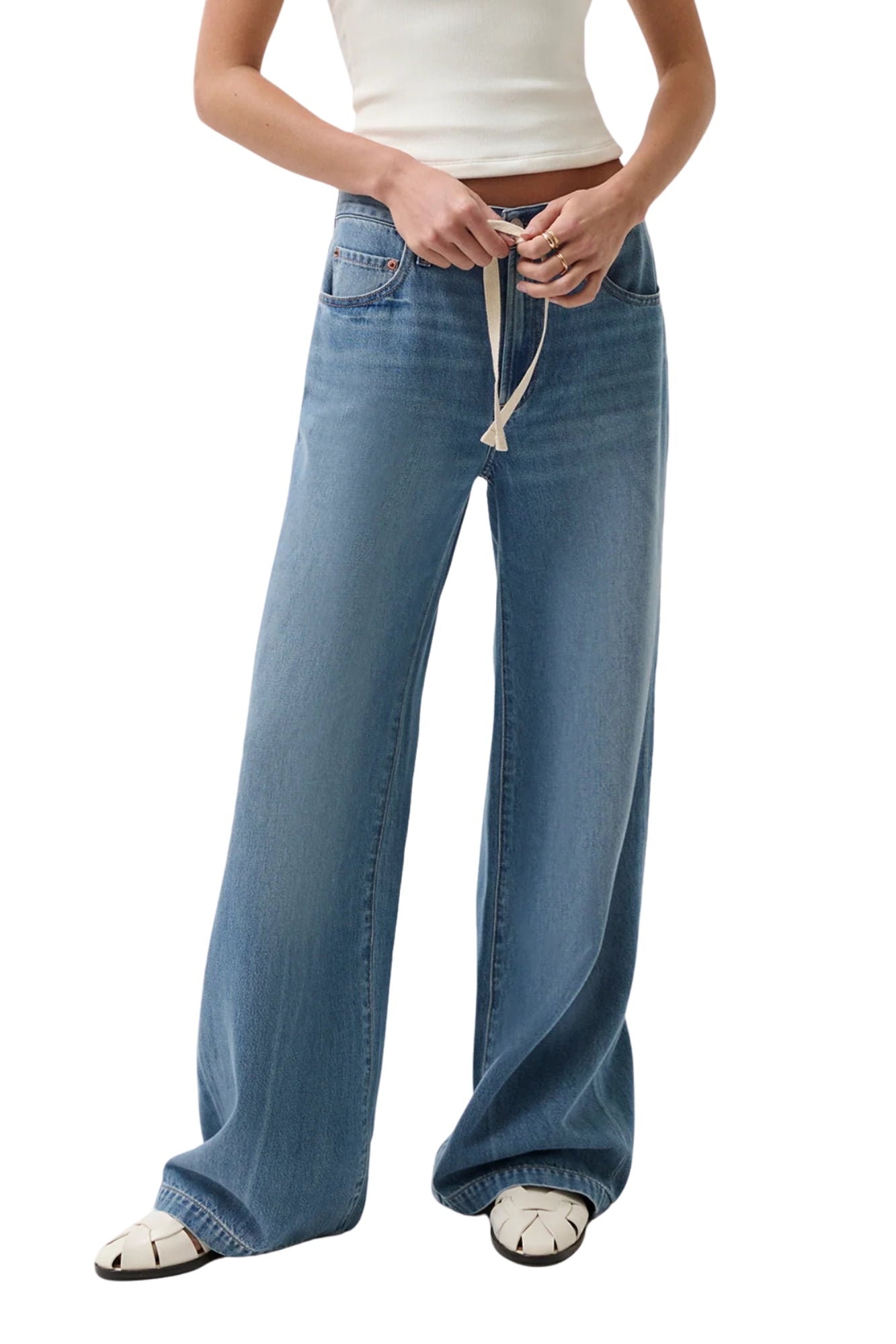 JADYN DRAW CORD LOW SLUNG PALZZO EXPANSE