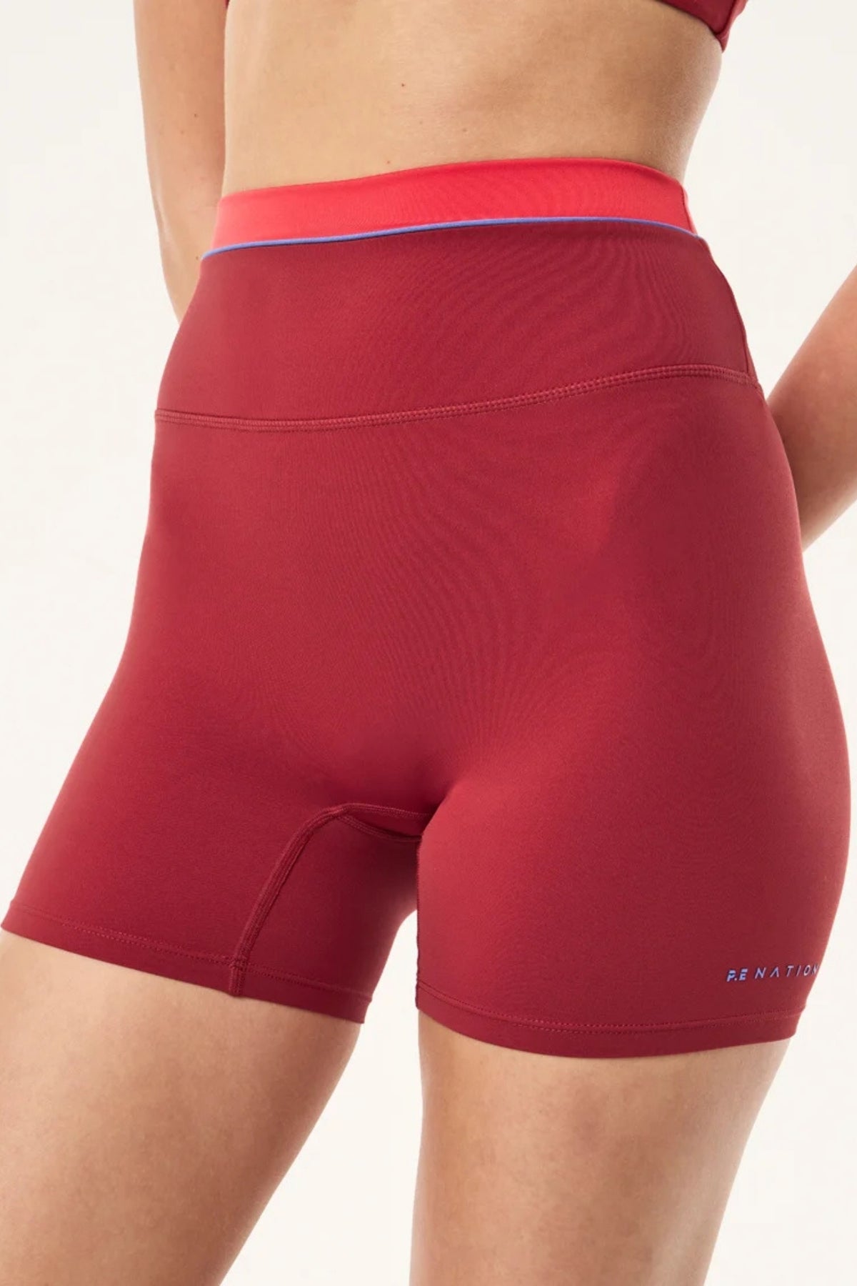 REFLECT 5 INCH BIKE SHORT IN CHERRY AND STRAWBERRY
