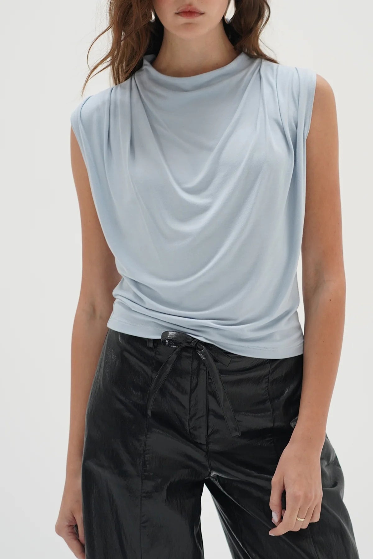 MIRA TOP IN STARLIGHT BLUE