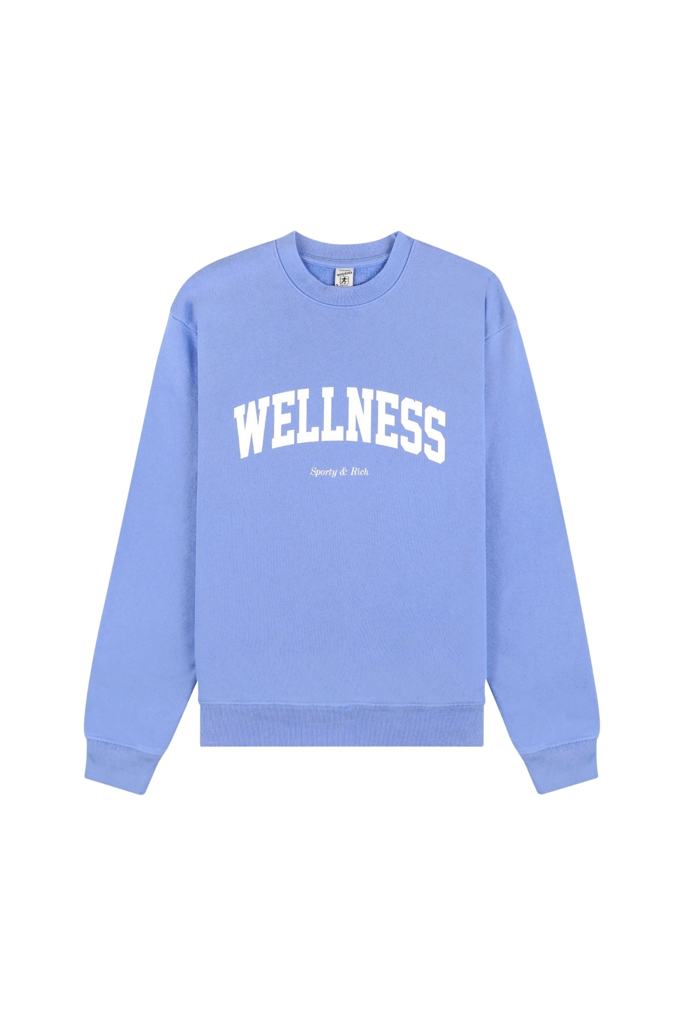 WELLNES IVY FLAX BLUE CREWNECK