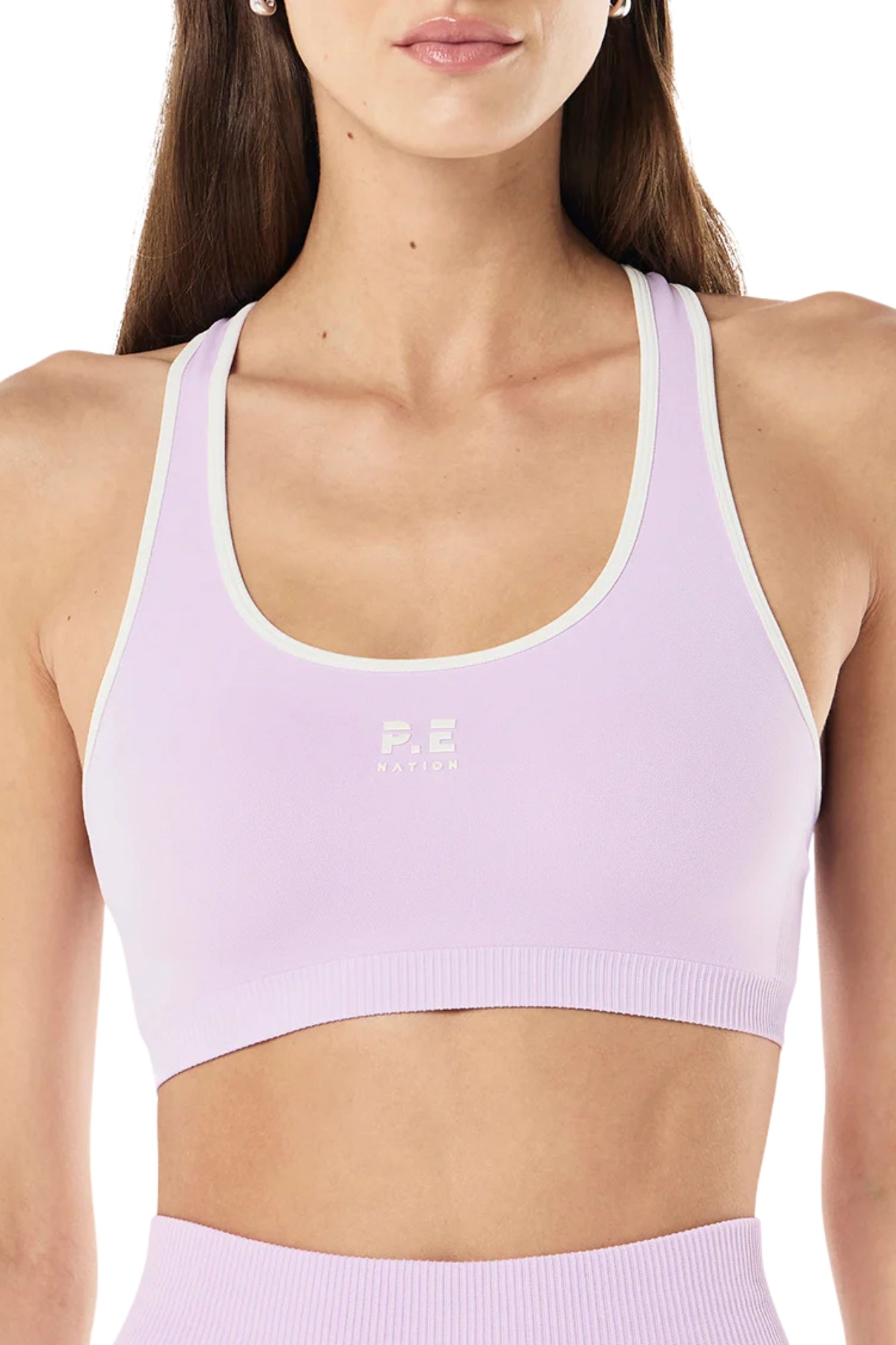 RESTORE SEAMLESS SPORTS BRA IN VIOLET CRUSH