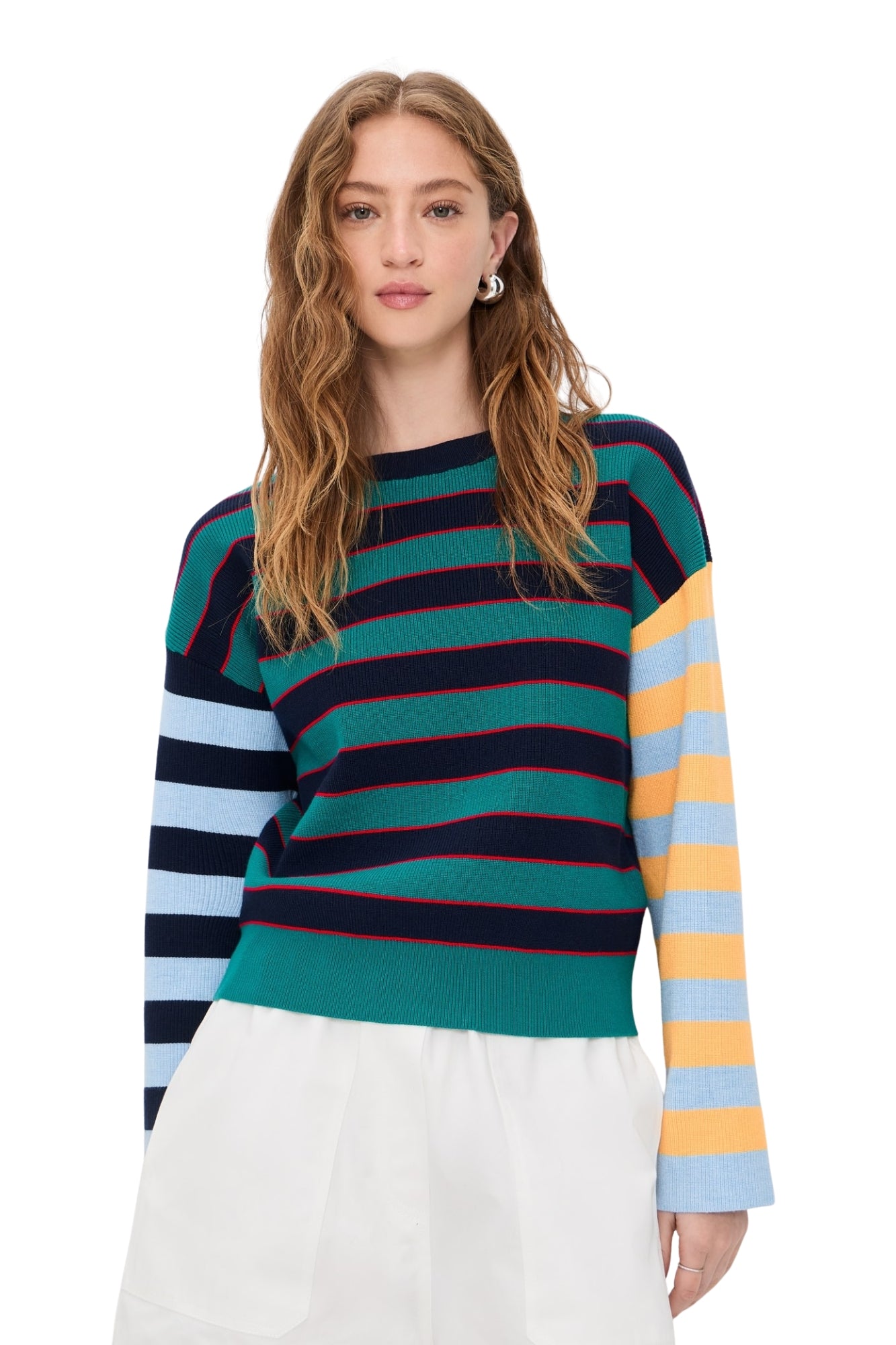 STRIPED KNIT SWEATER