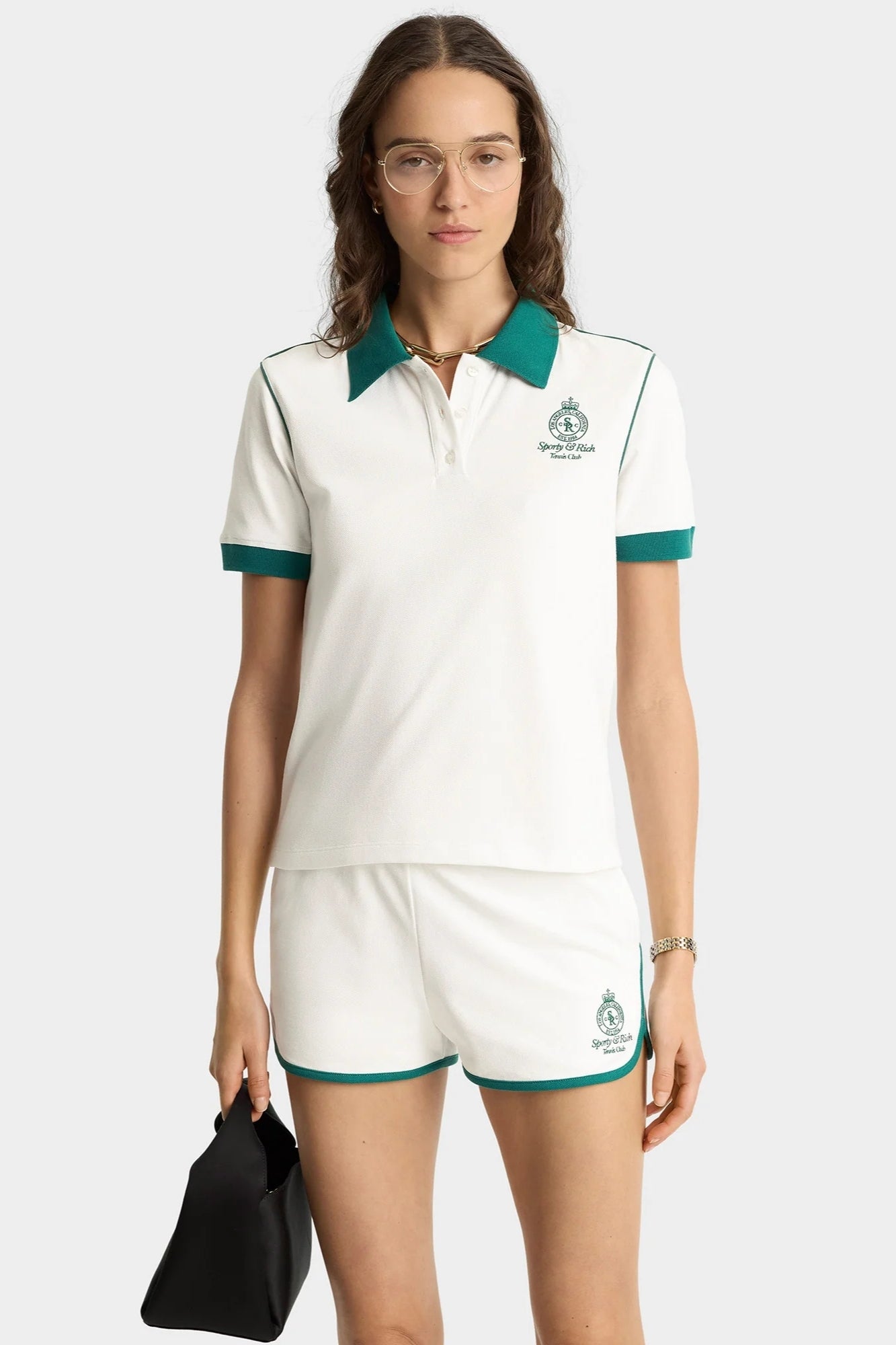 CROWN 70S PIQUE WHITE ALPINE POLO