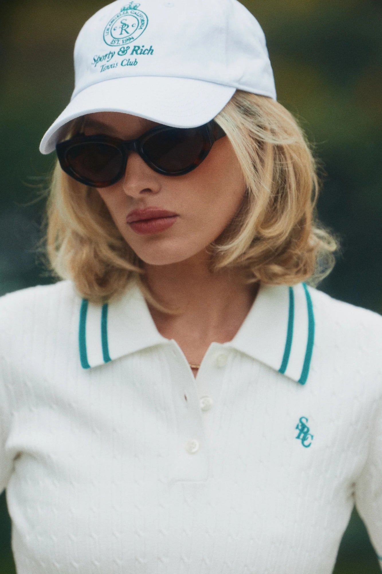 CROWN WHITE TENNIS HAT