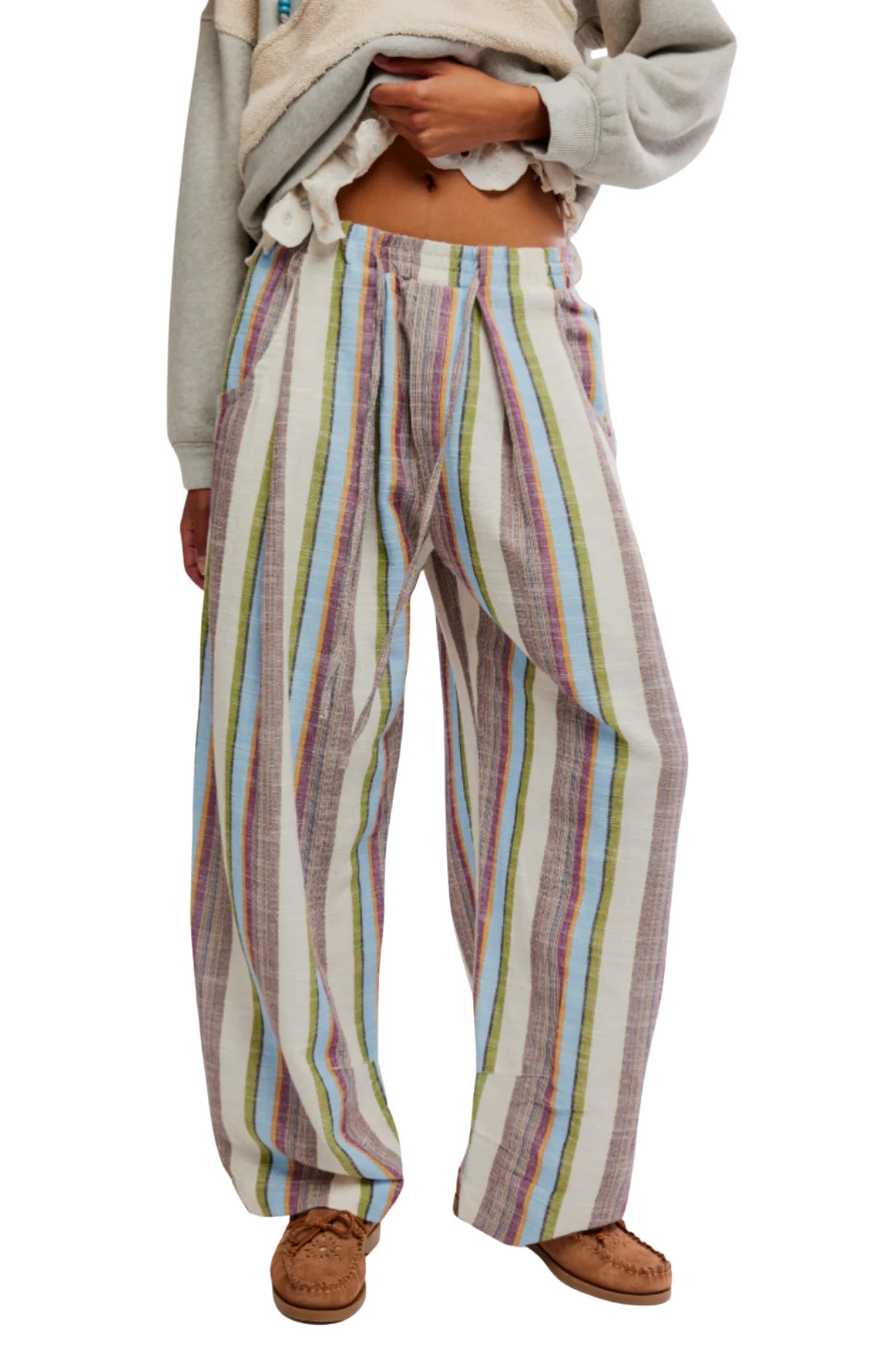 CHAMBERS LAID BACK STRIPE IN IVORY COMBO
