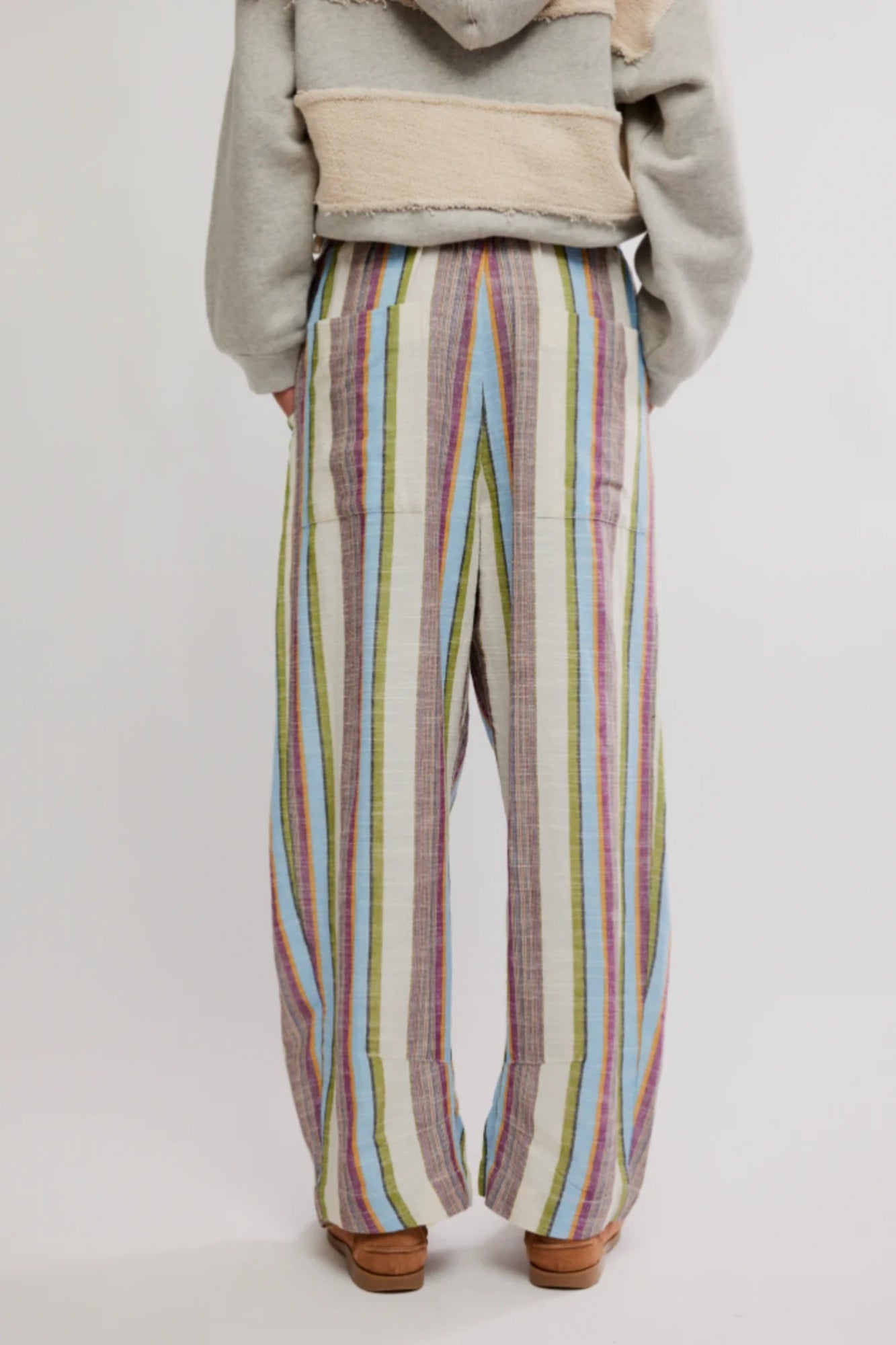 CHAMBERS LAID BACK STRIPE IN IVORY COMBO