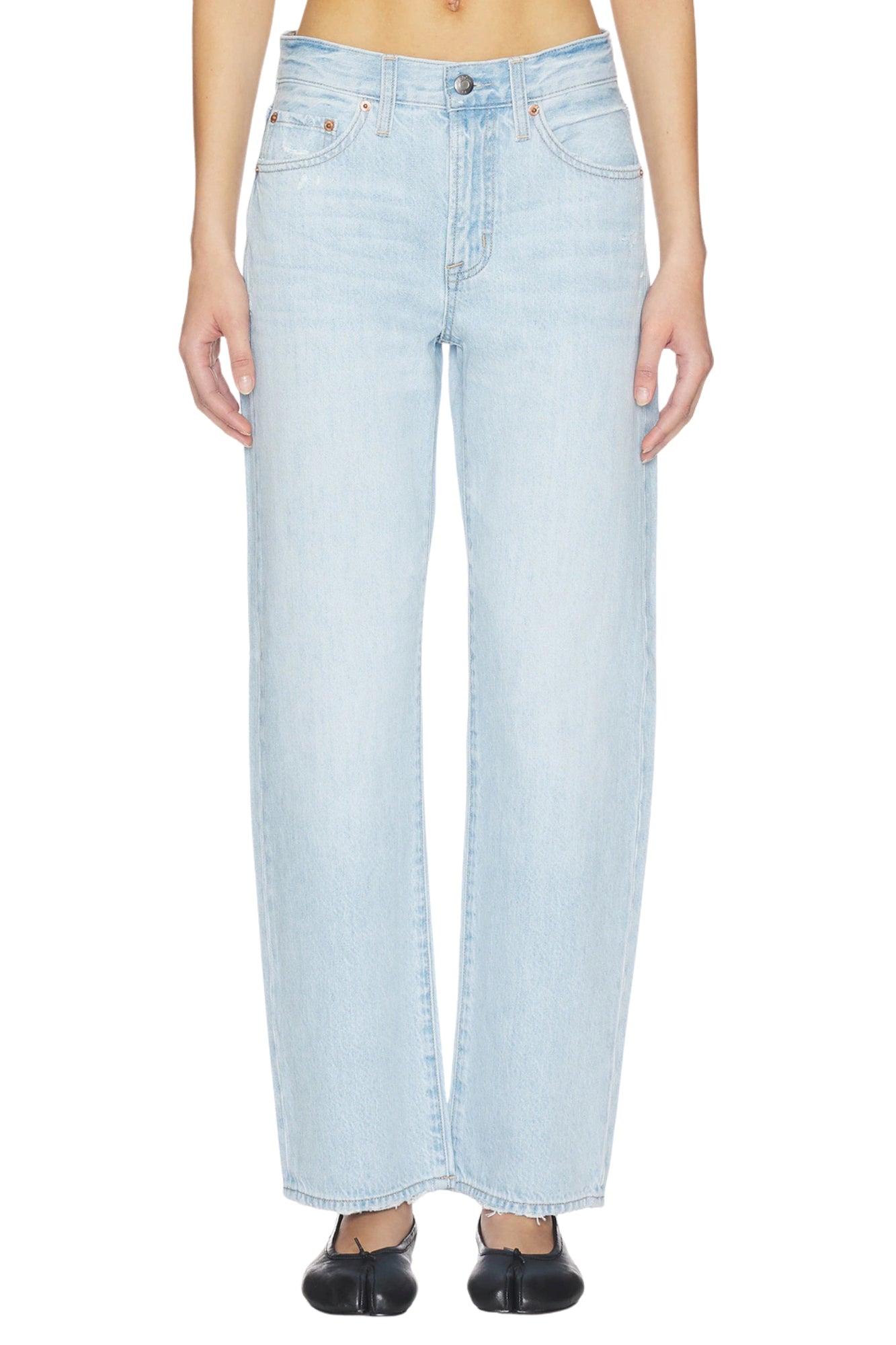 LEXI MID RISE BOWED STRAIGHT IN DOLCE VITA VINTANGE