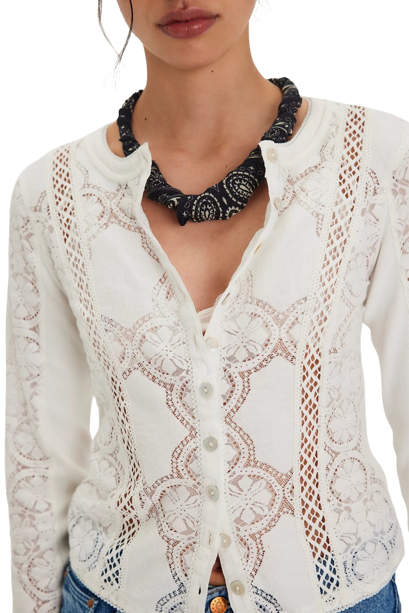JAE KNIT SUGAR SWIZZLE LONG SLEEVE