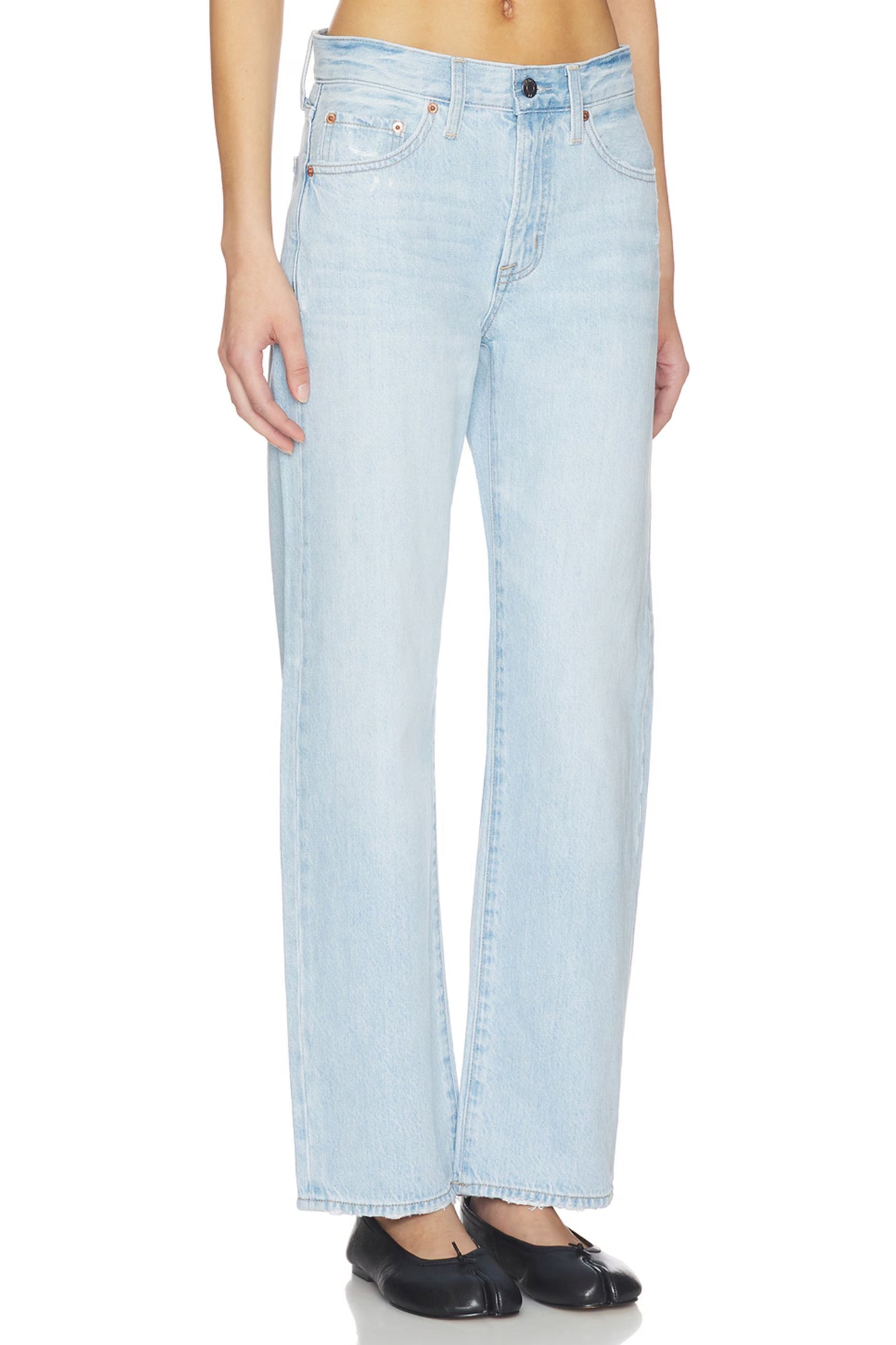 LEXI MID RISE BOWED STRAIGHT IN DOLCE VITA VINTANGE