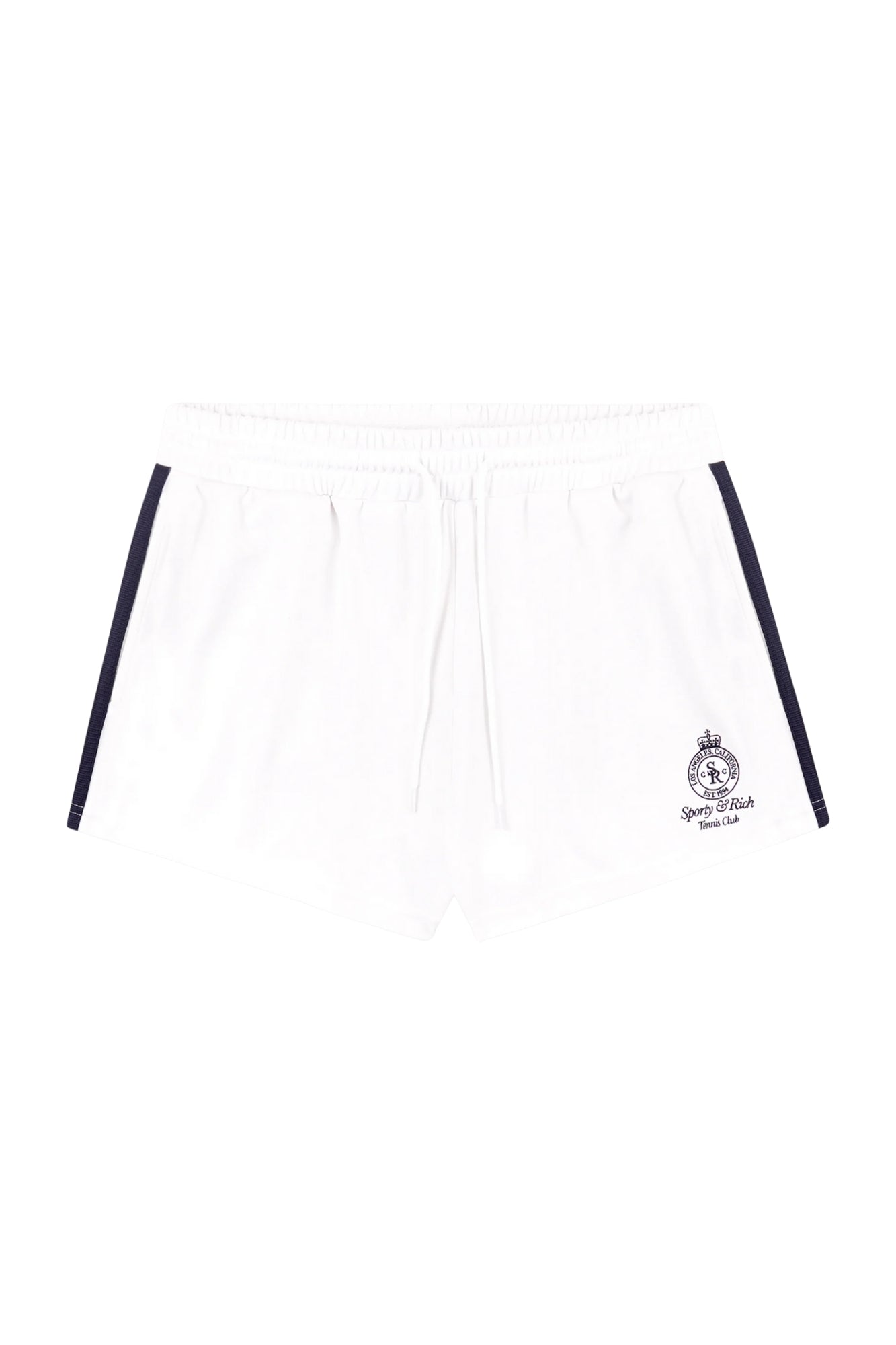 CROWN TENNIS WHITE ROLLER SHORT