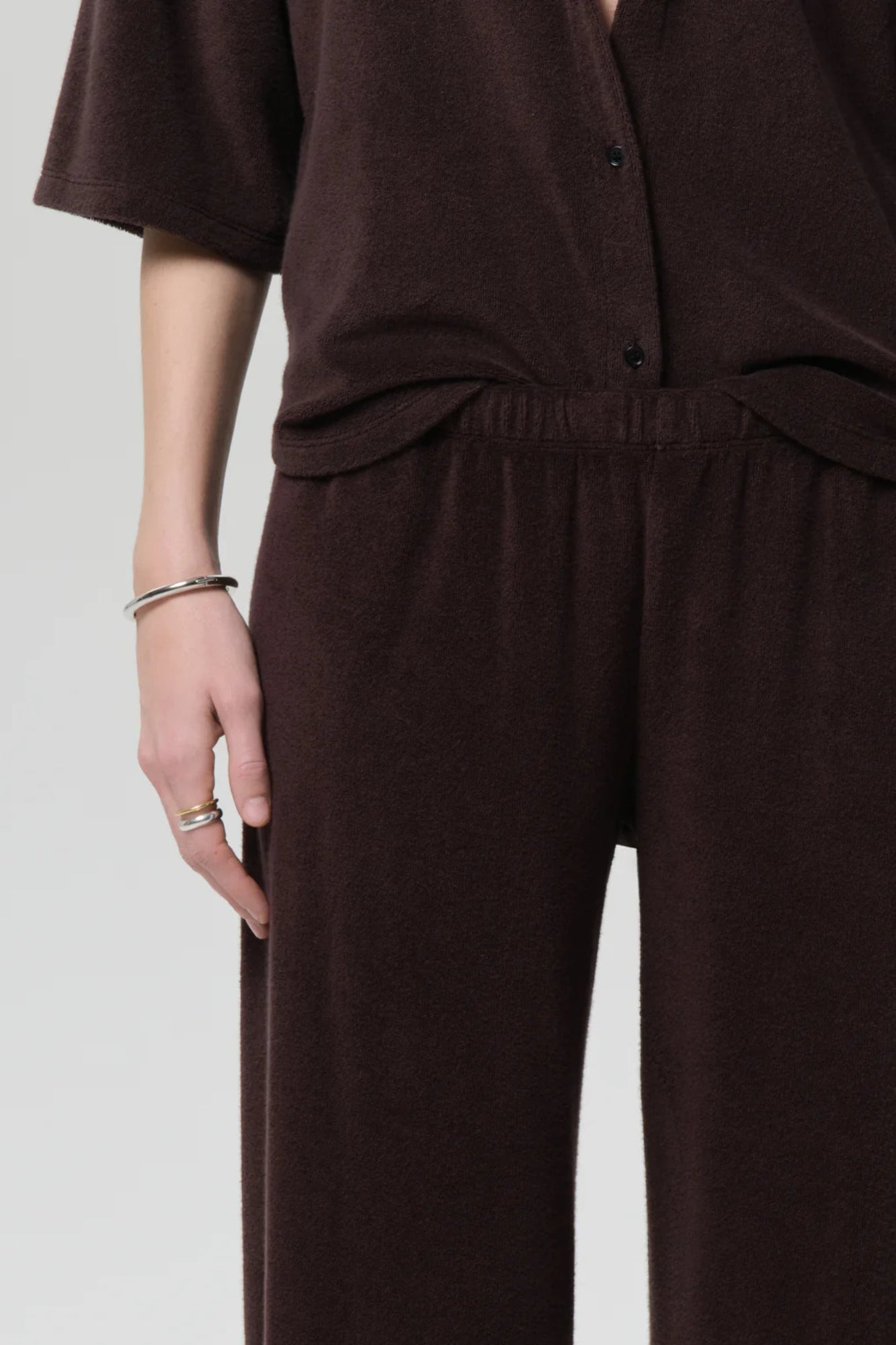 NORA PULL ON PANT IN CHOCOLATE