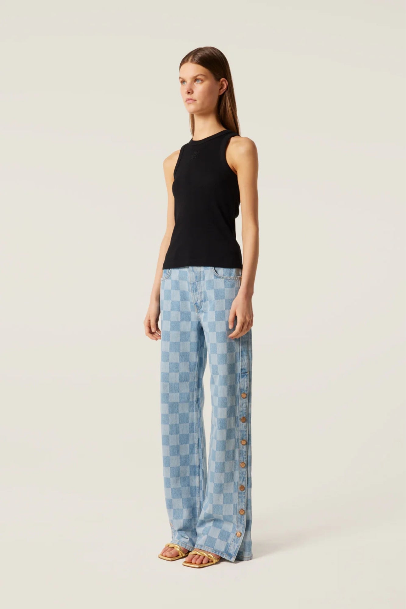PAIO PRINTDAMIER BLUE PANT