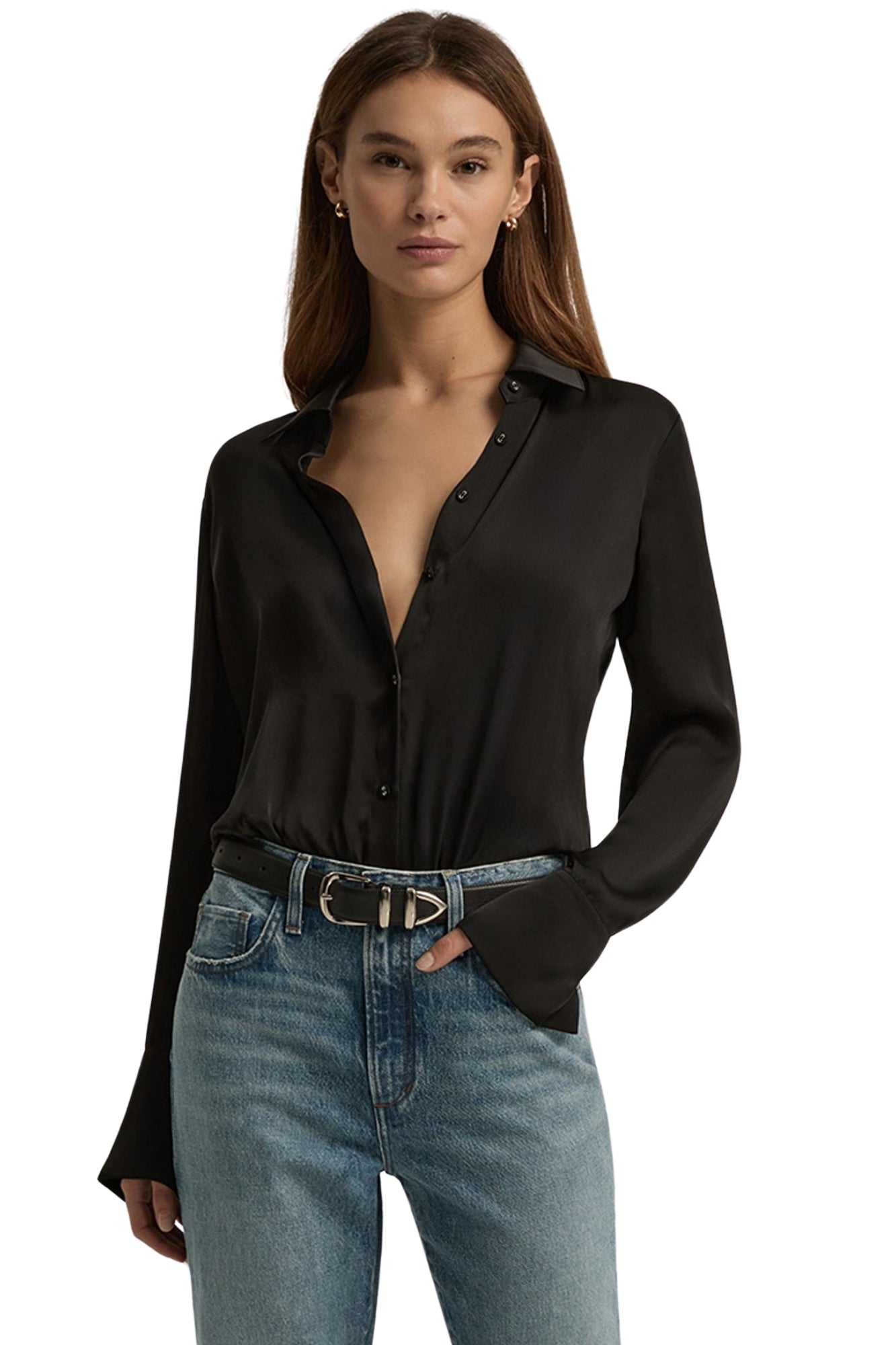 THE TAKE ME SERIOUSLY BLACK BODYSUIT