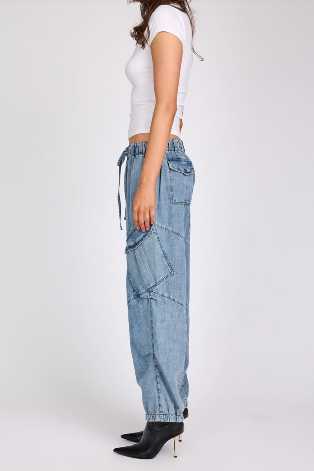 JOHNNY BLUE DENIM FLIGHT PANTS